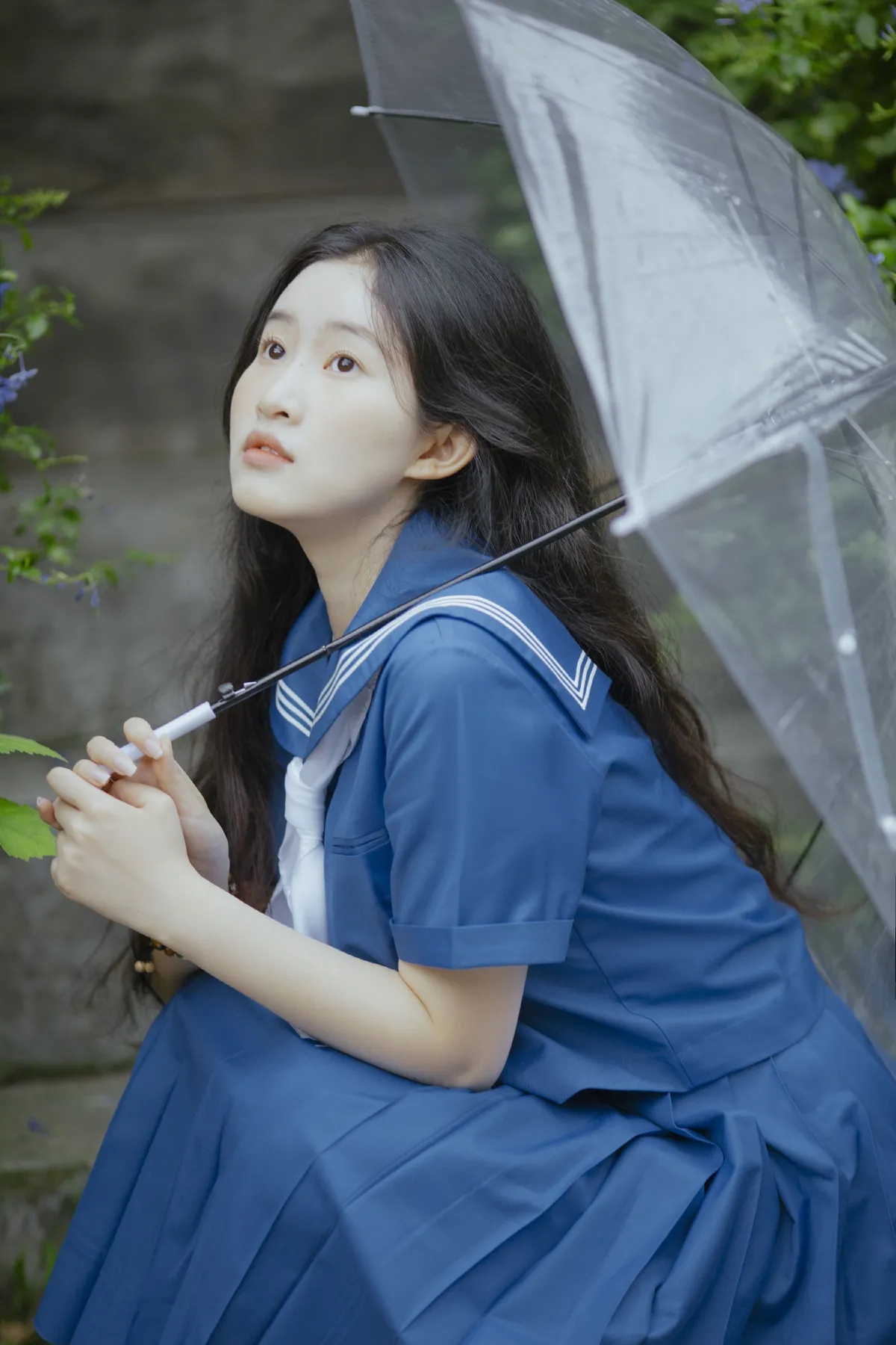 蓝色的雨