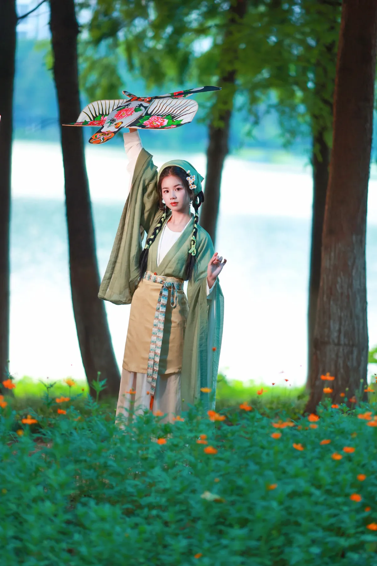 风筝与花