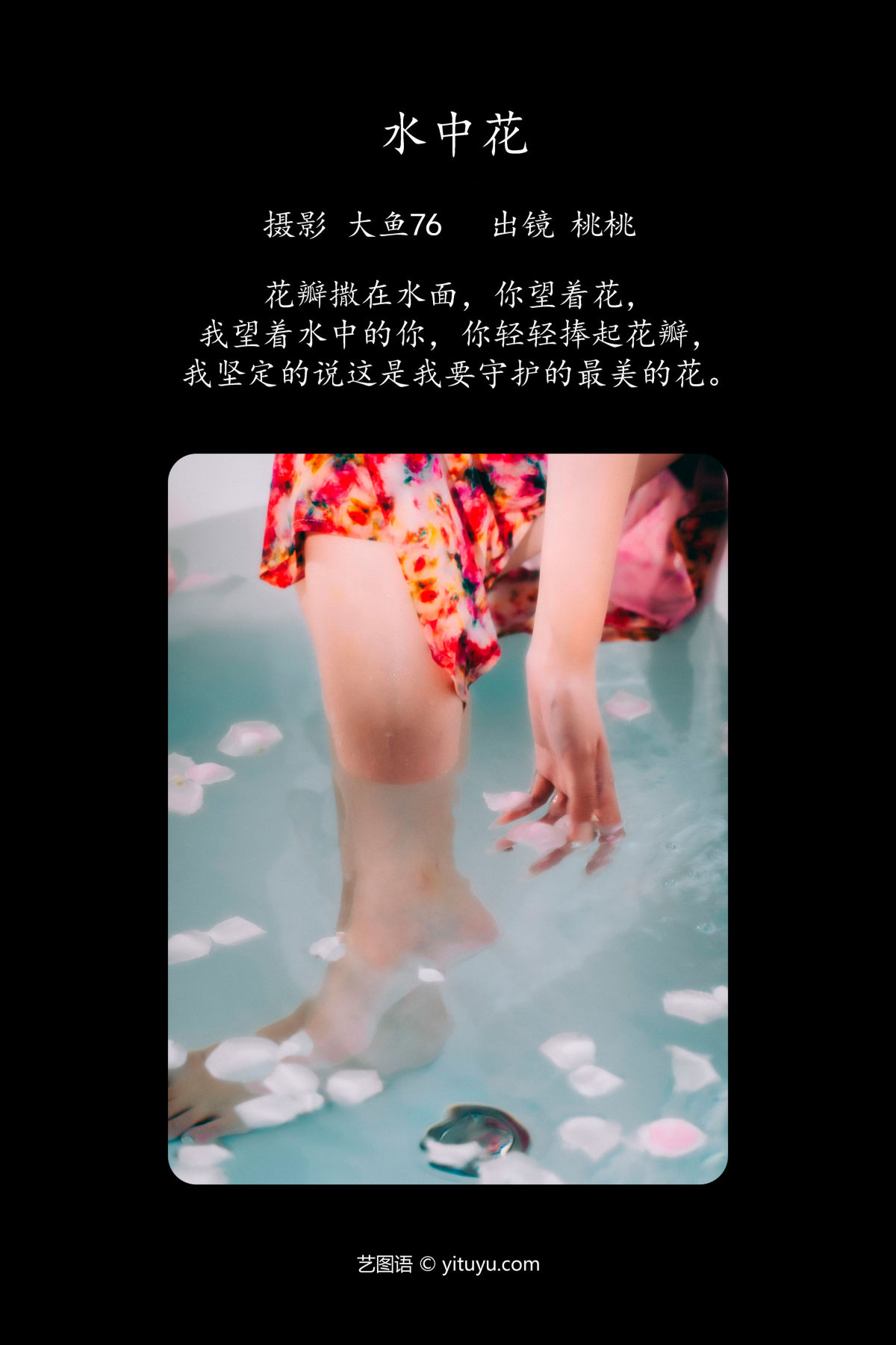 大鱼76_桃桃《水中花》美图作品图片2