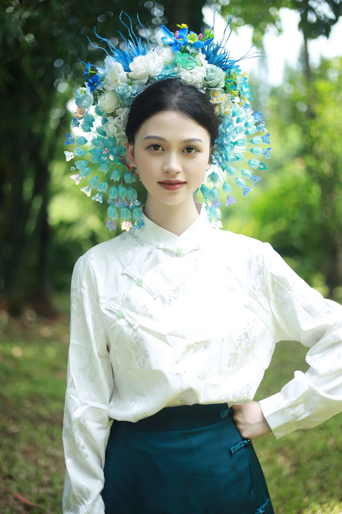 戴花1