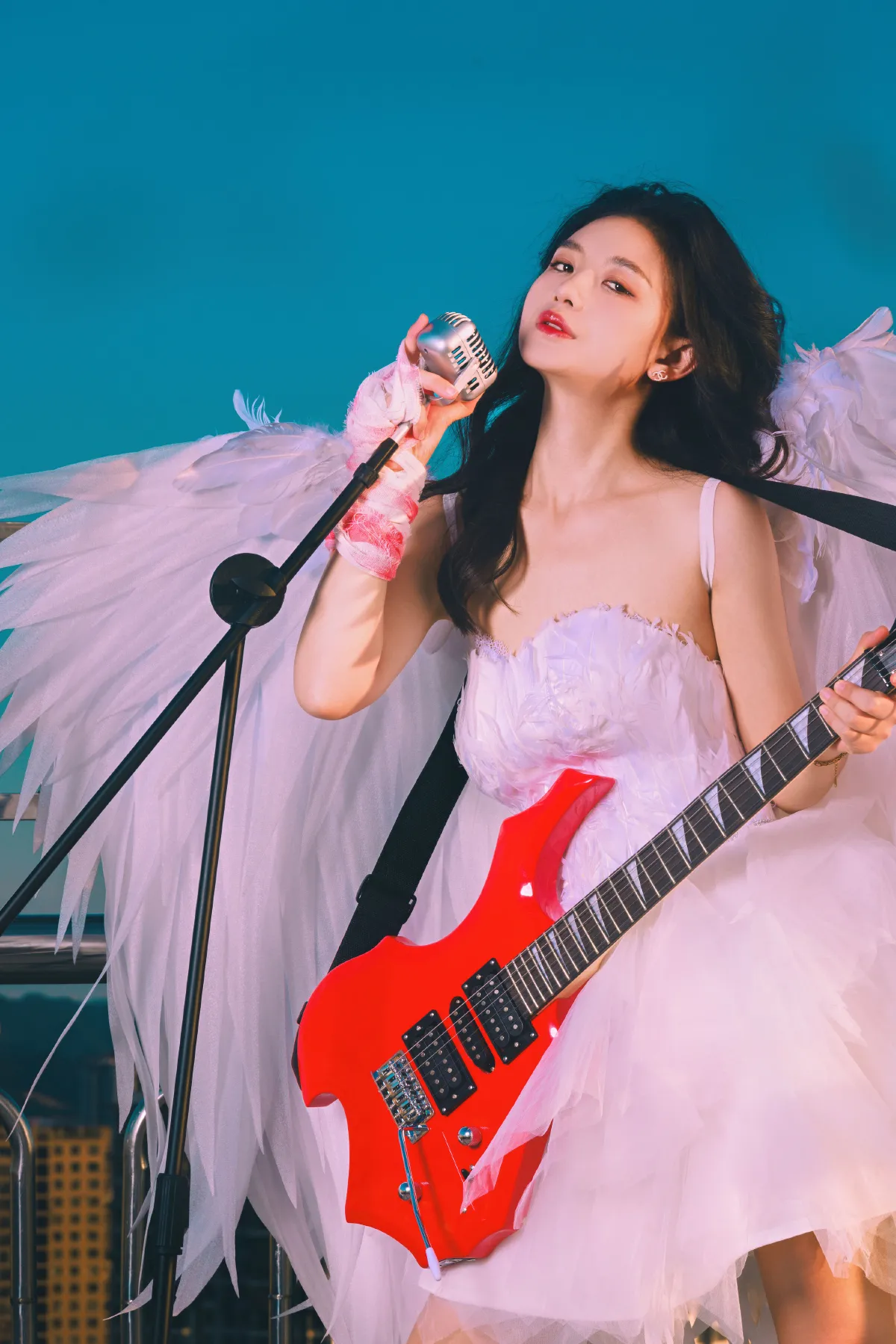 武庚_不搭小妖《天台摇滚》美图作品图片4