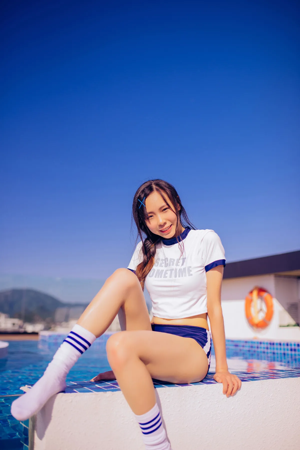 喵喵思维没逻辑_阿西《蓝色夏日时光》美图作品图片2