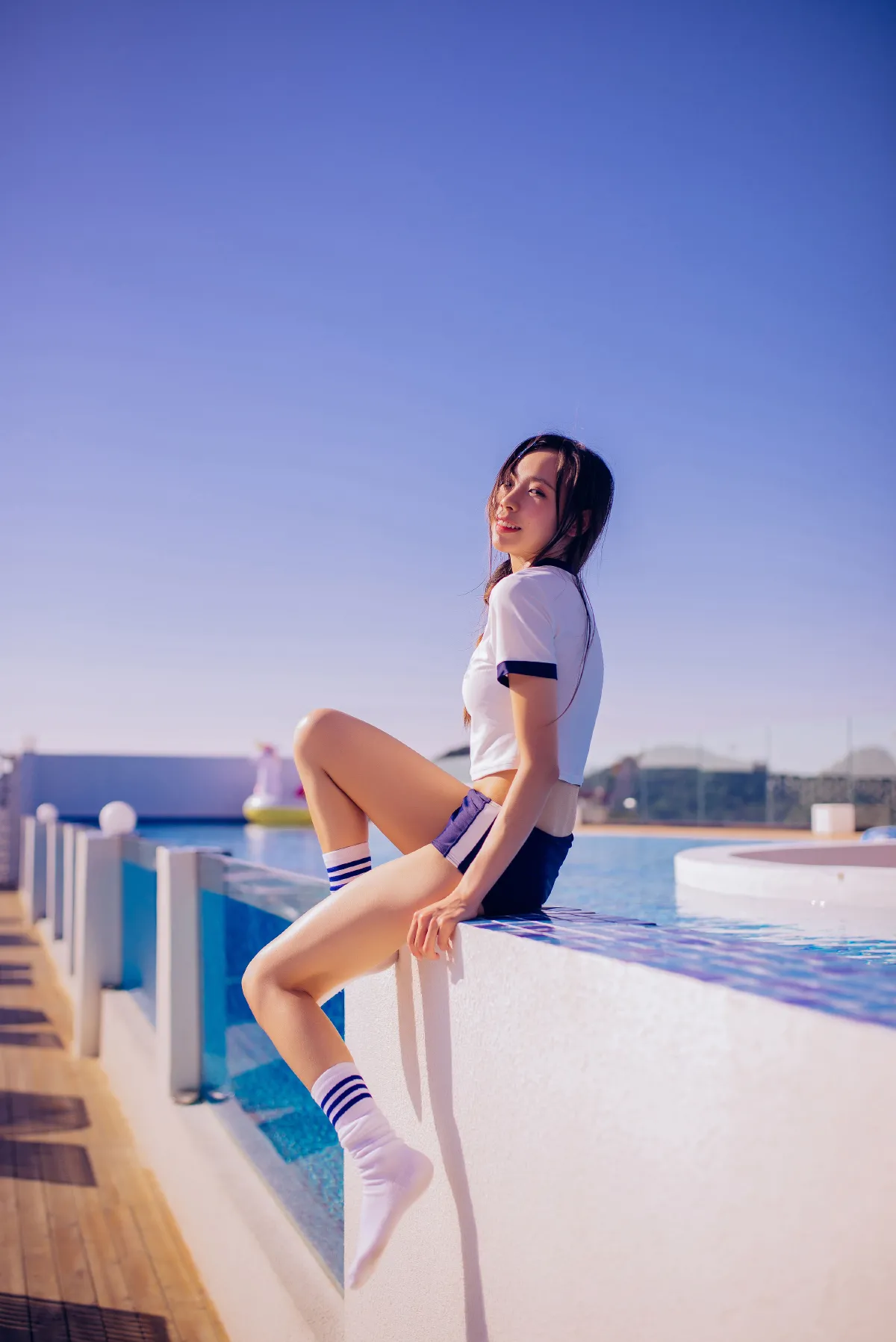 喵喵思维没逻辑_阿西《蓝色夏日时光》美图作品图片3