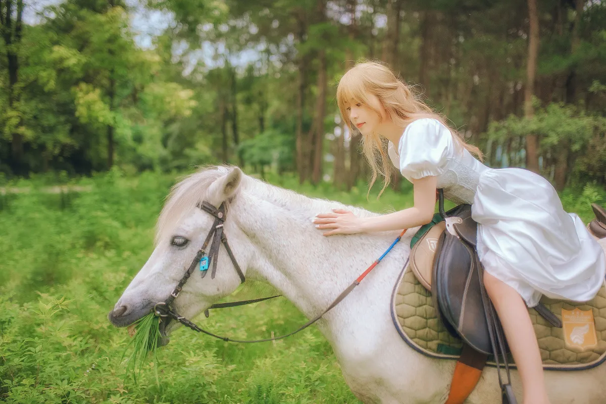 少女与马