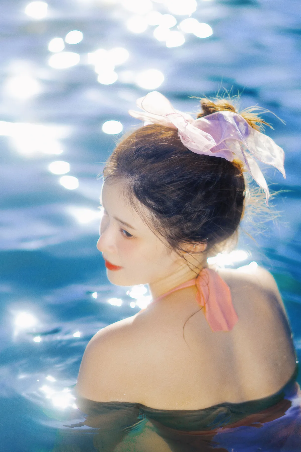 夏末的海边泳池3