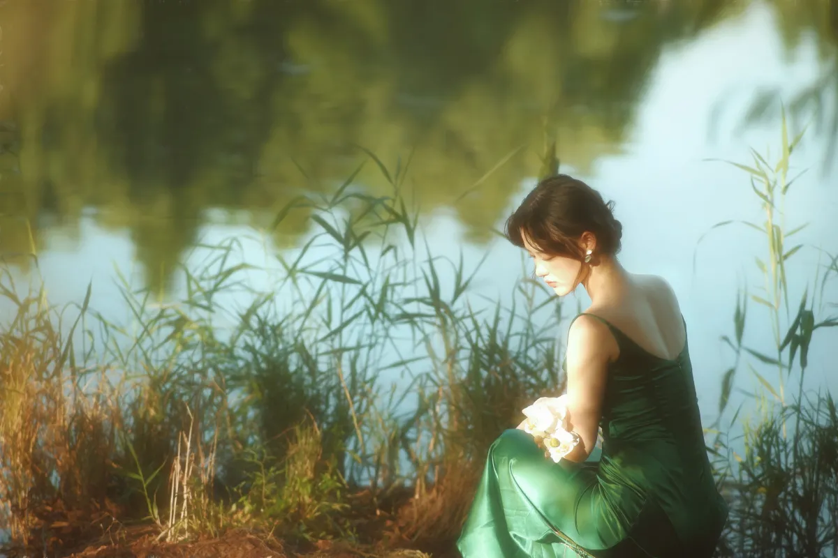 油画少女1