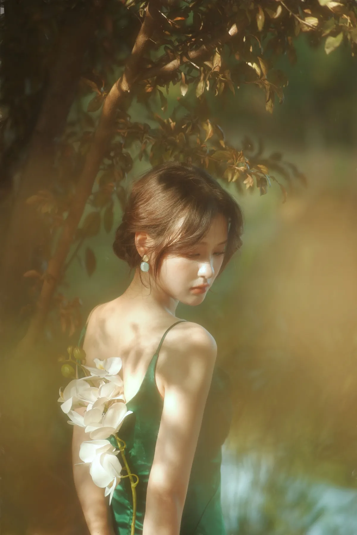 油画少女