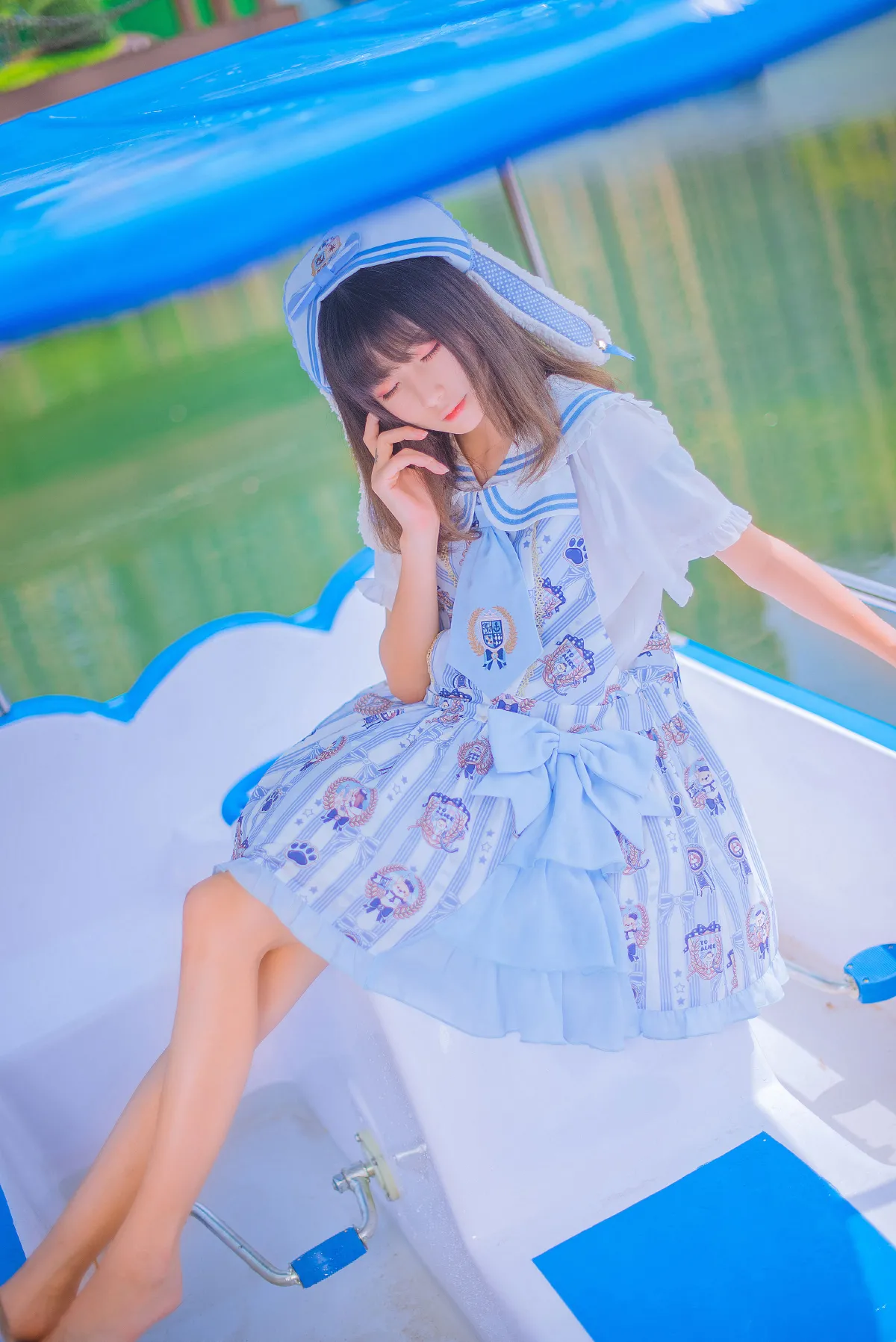蓝色少女
