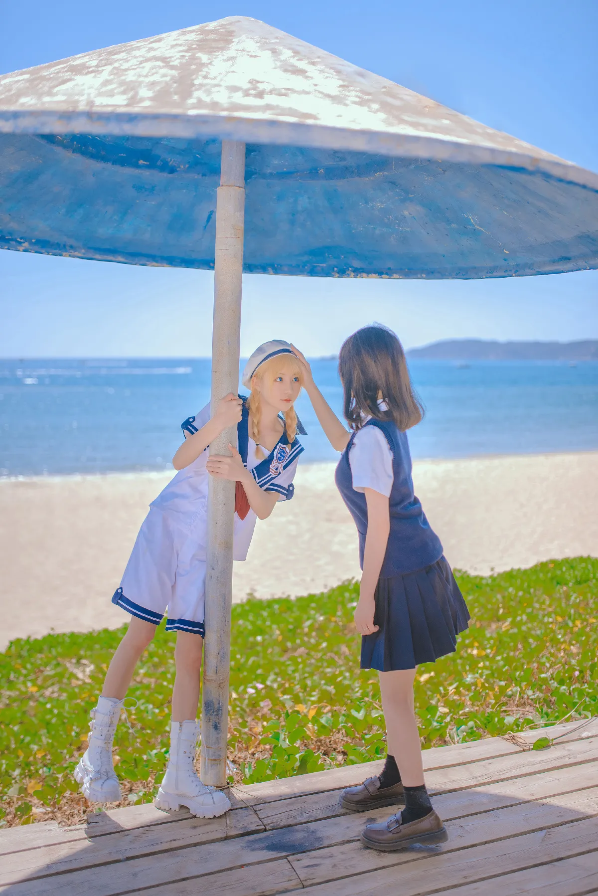 喵喵思维没逻辑_花京院腥鱼_小羊《夏日限定》美图作品图片5
