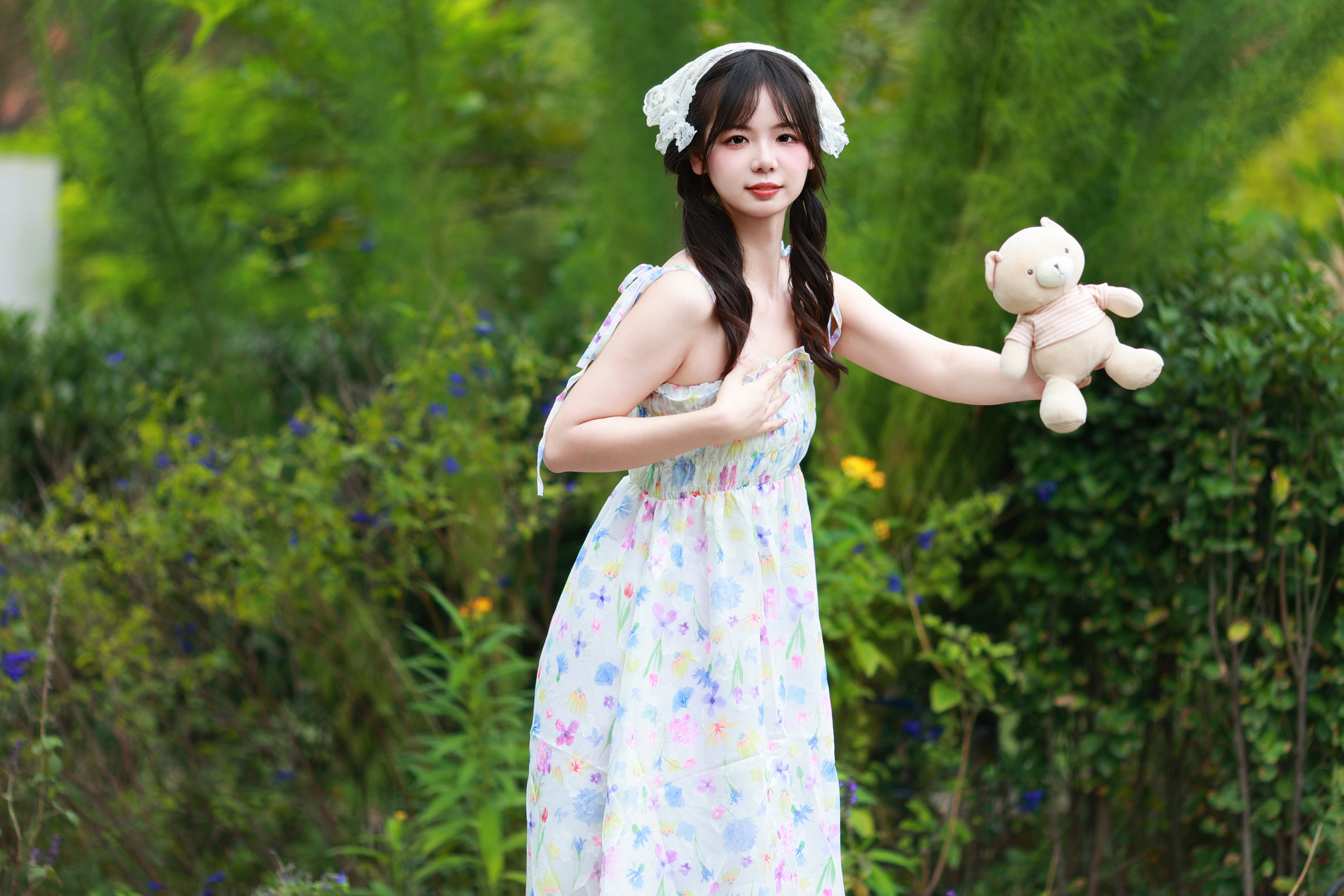 少女与小熊