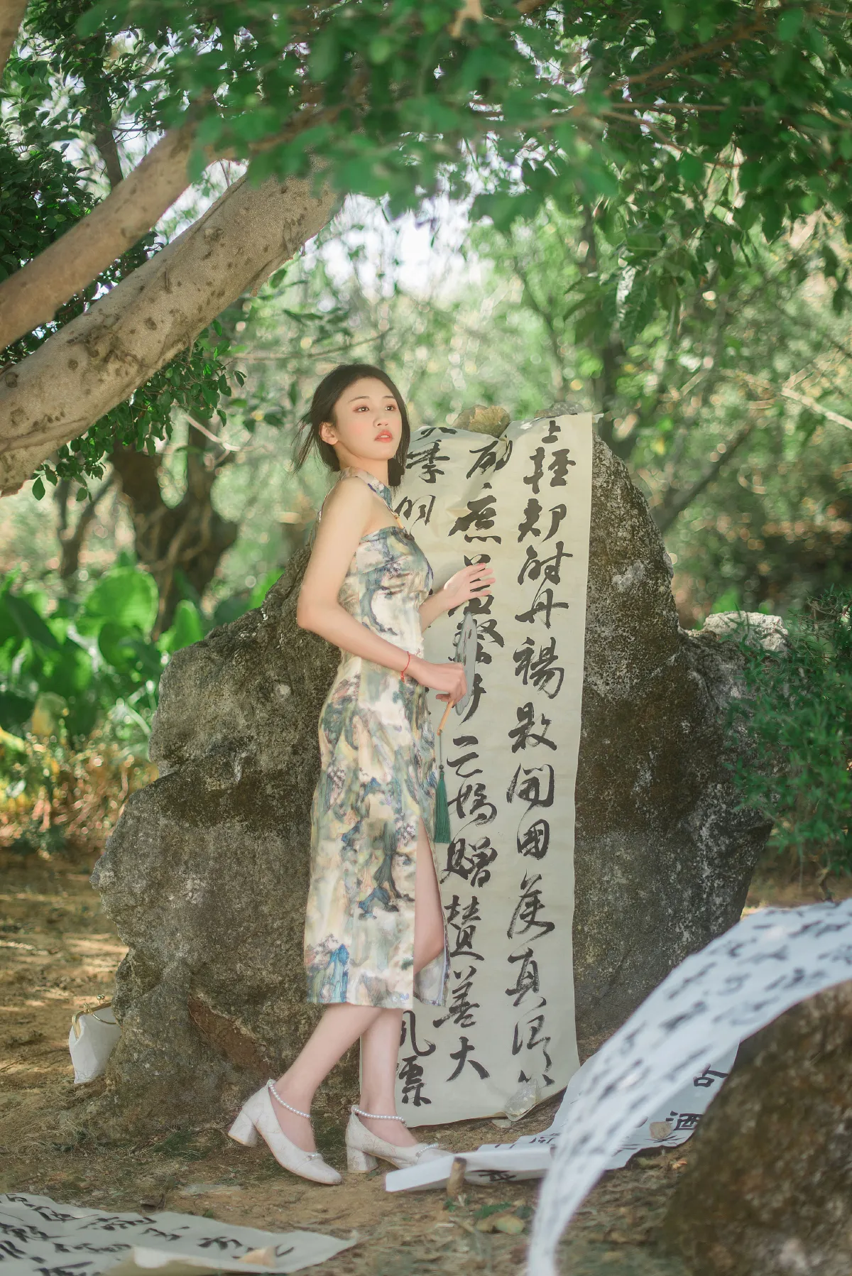 喵喵思维没逻辑_油炸鸡米花《白茶清欢无别事》美图作品图片2
