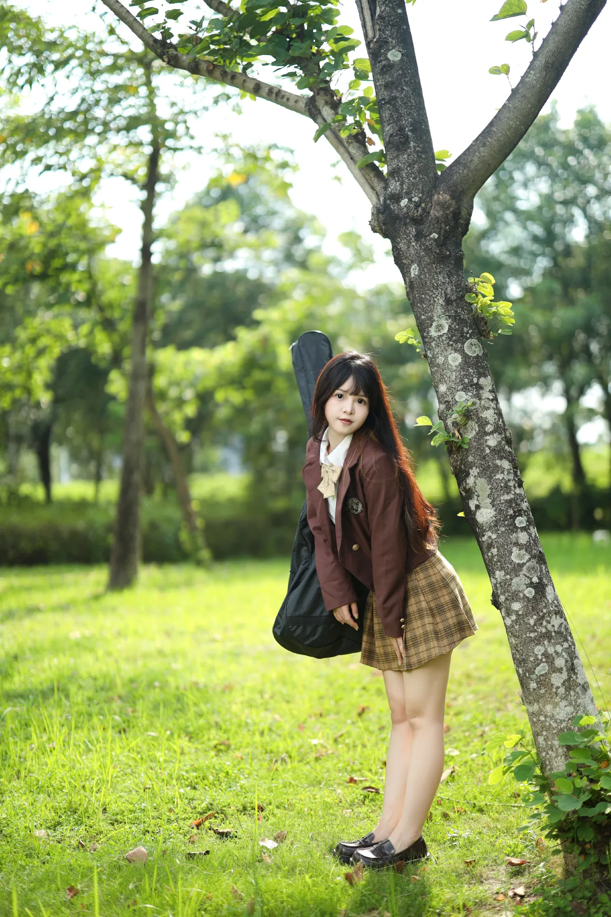放学的女孩