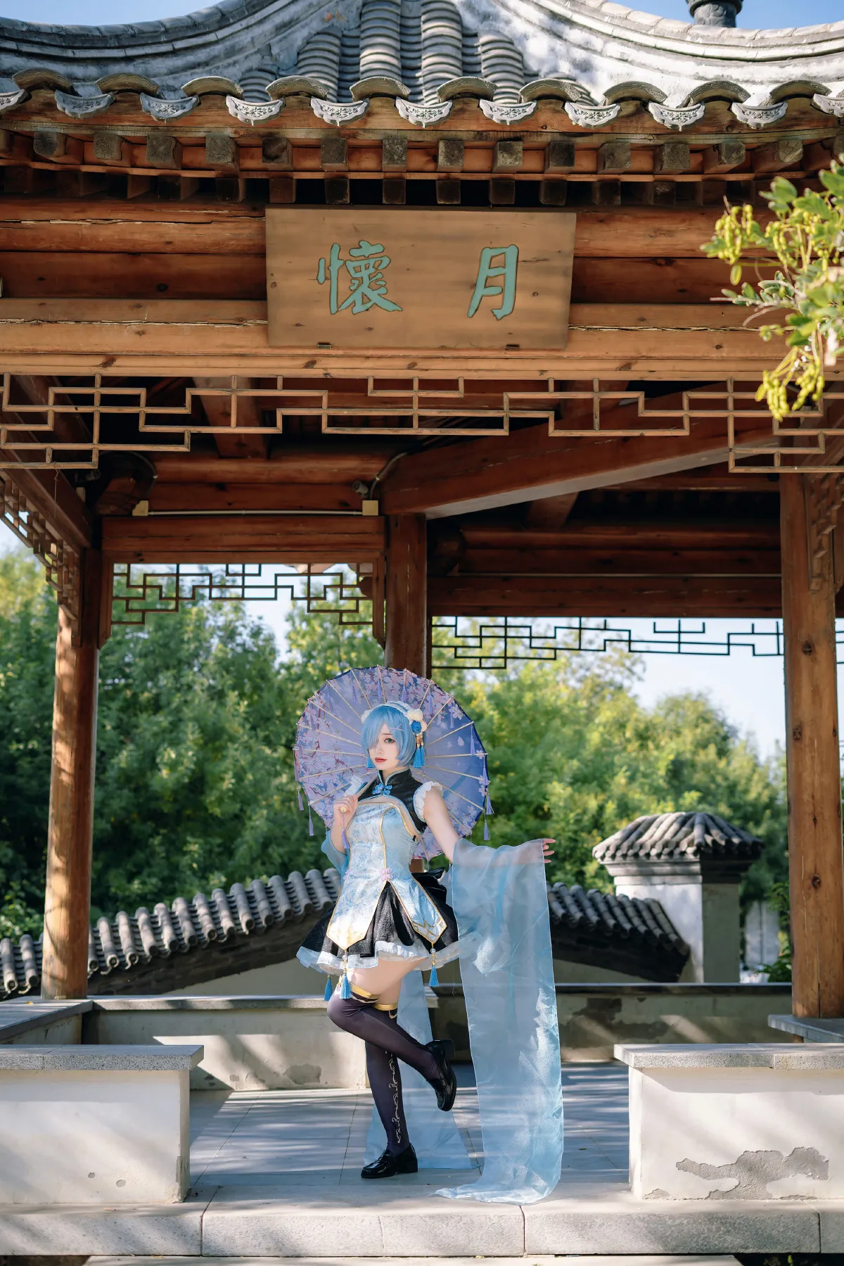 蕾姆中华风旗袍