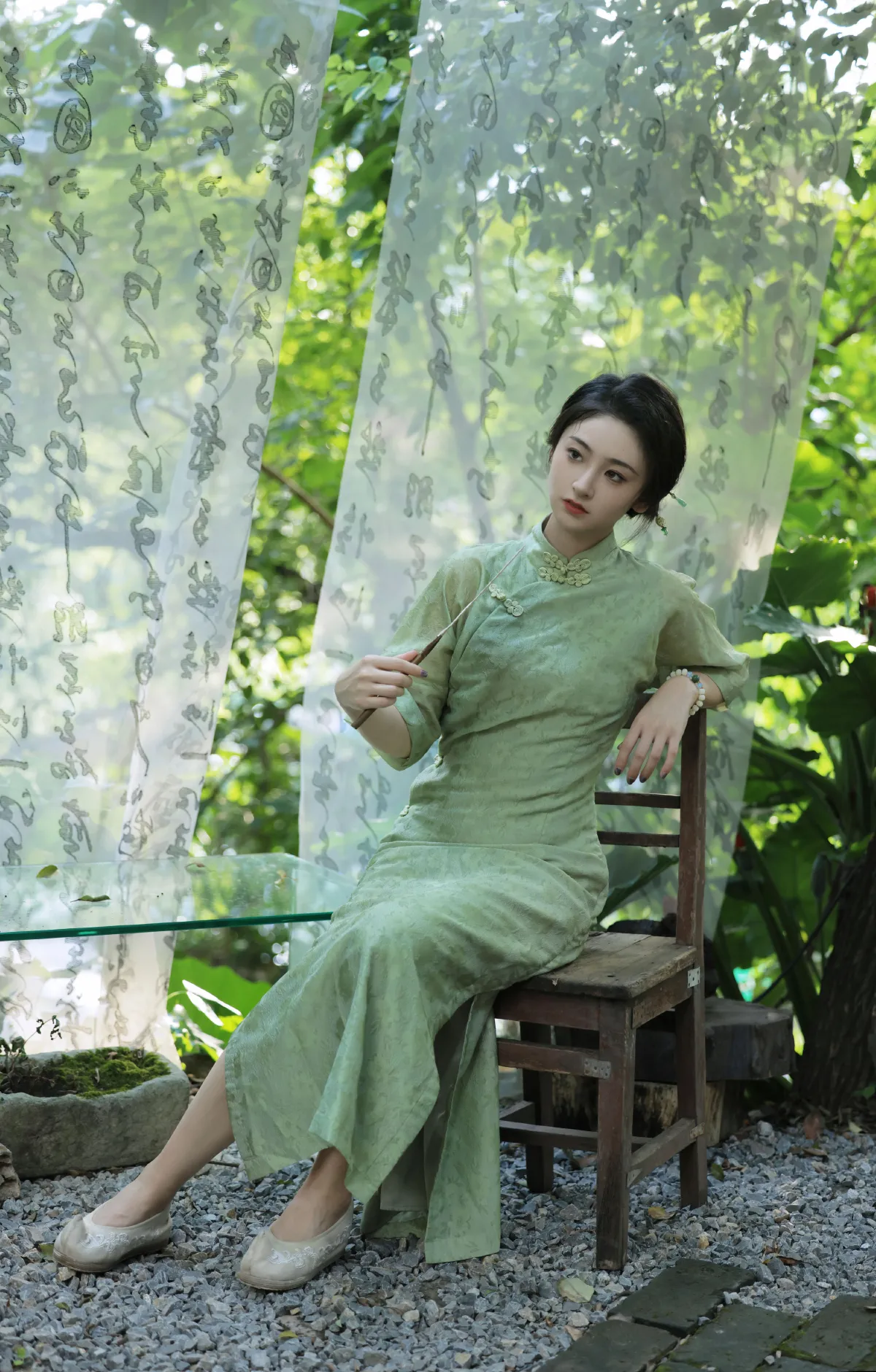 甜汐_糯米团子《青梅煮茶》美图作品图片4