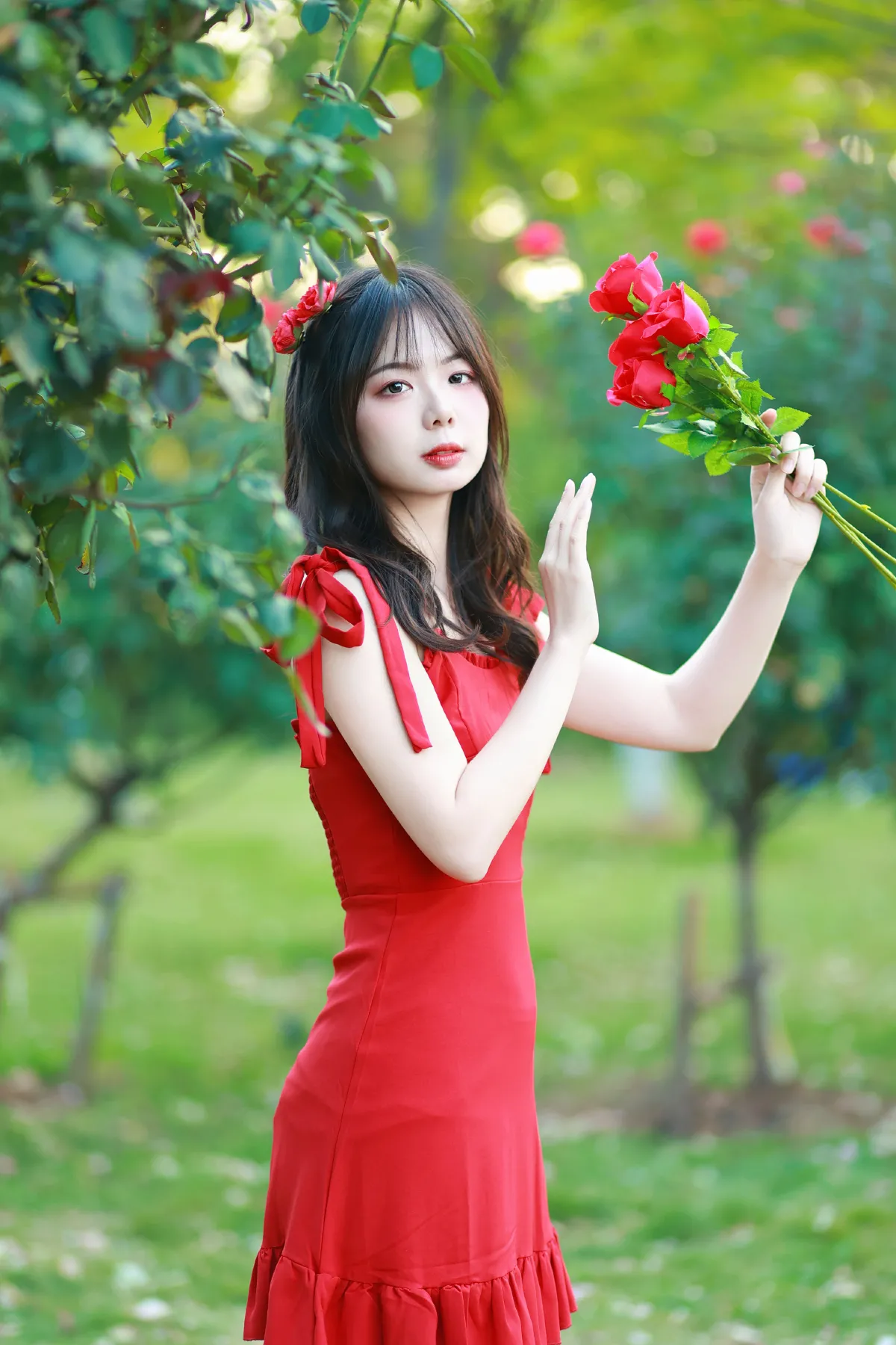 玫瑰园的少女3