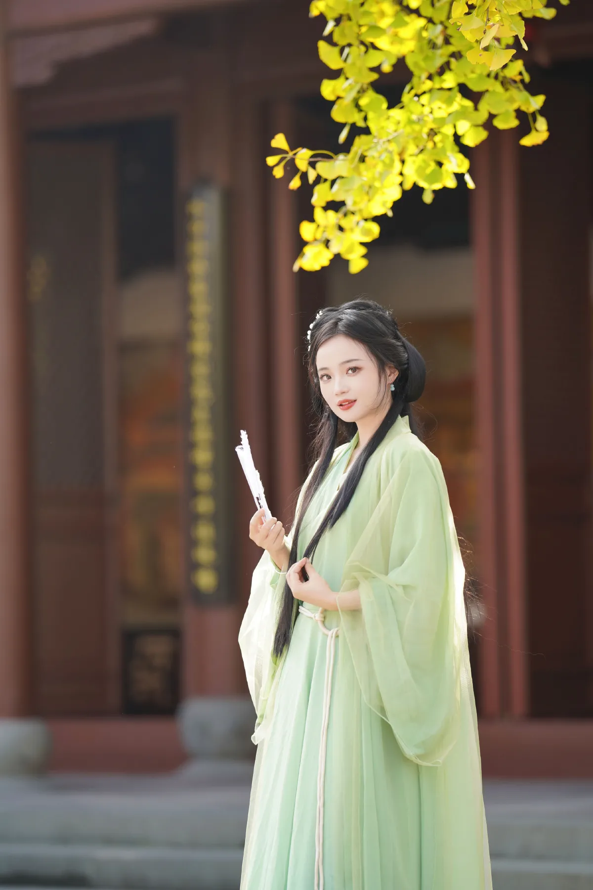 穿汉服记录秋天1