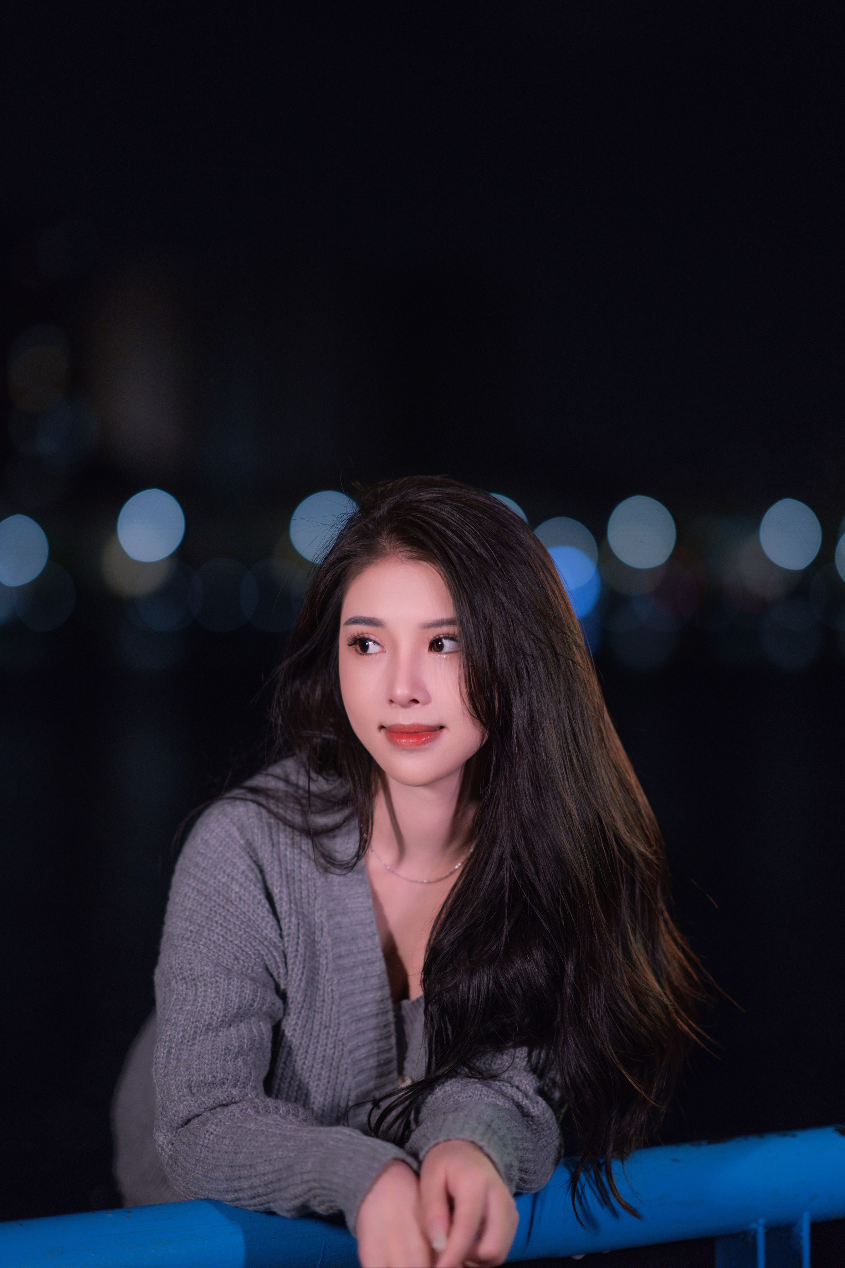夜色下的邂逅