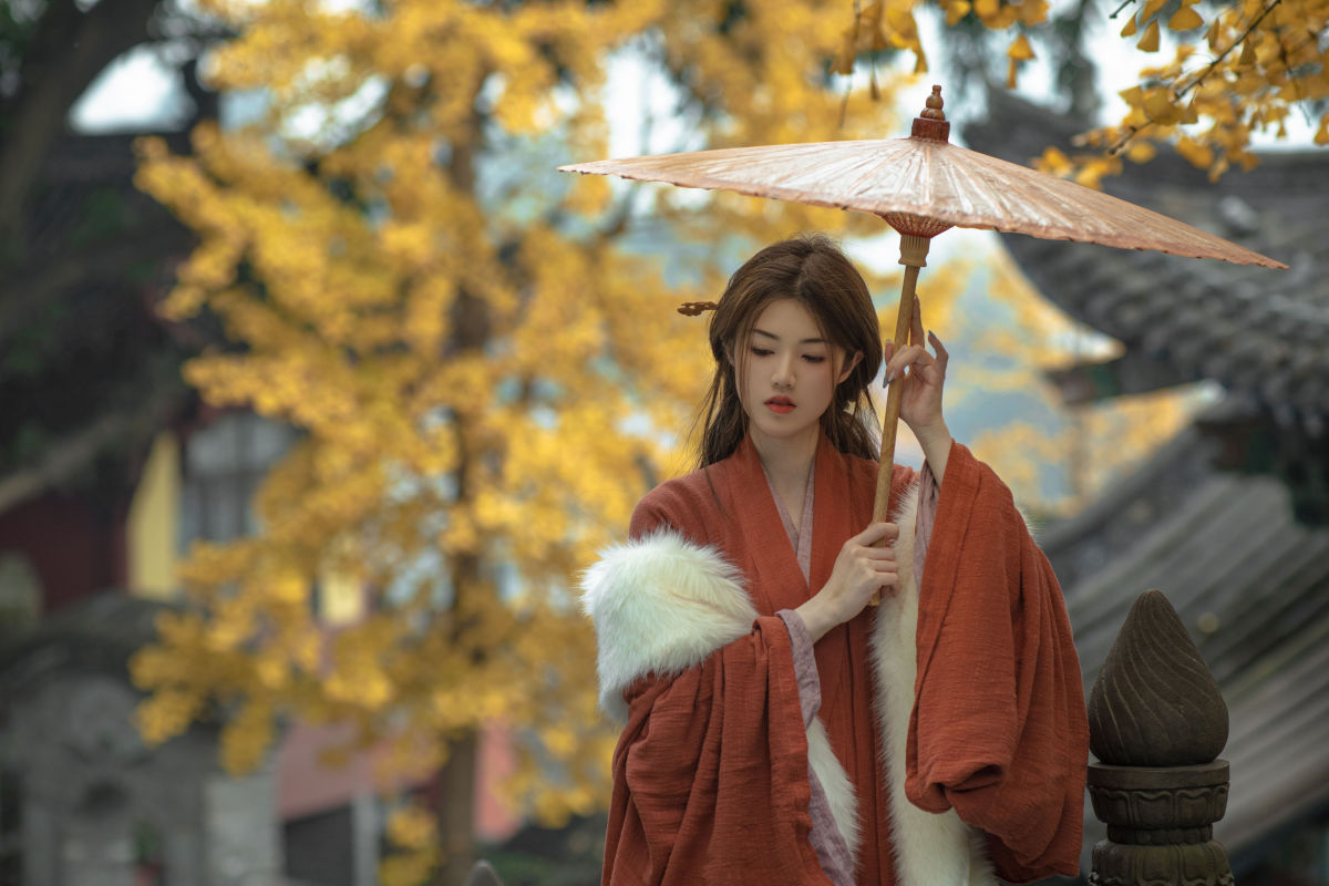在重庆拍照的星野_雨涵《秋风起》美图作品图片4