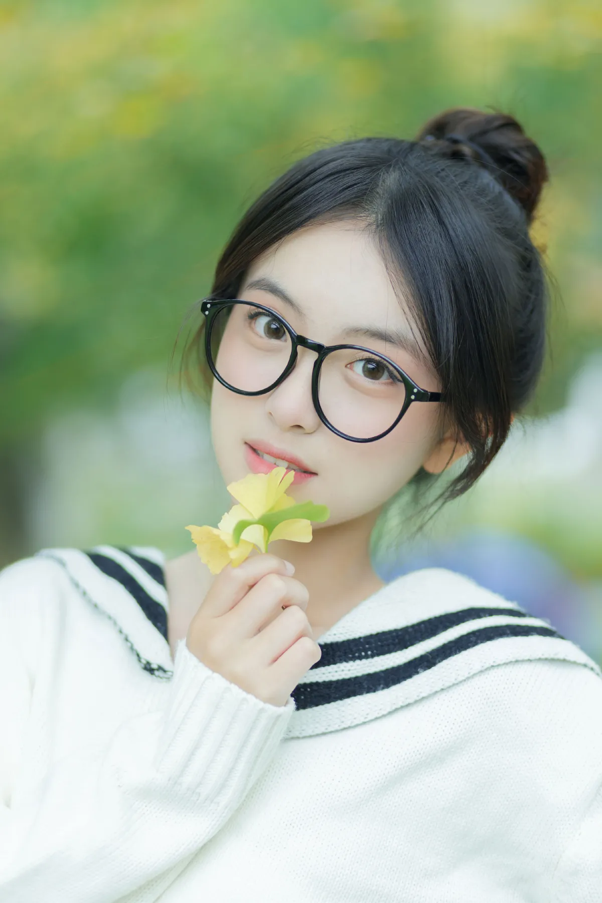 秋天是渐变的黄