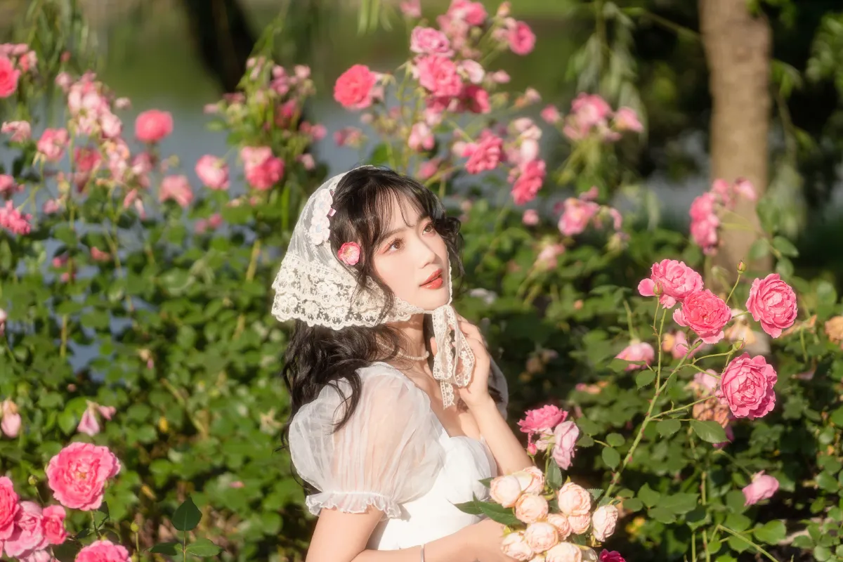 沉醉蔷薇花海