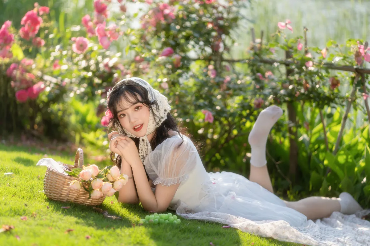 沉醉蔷薇花海
