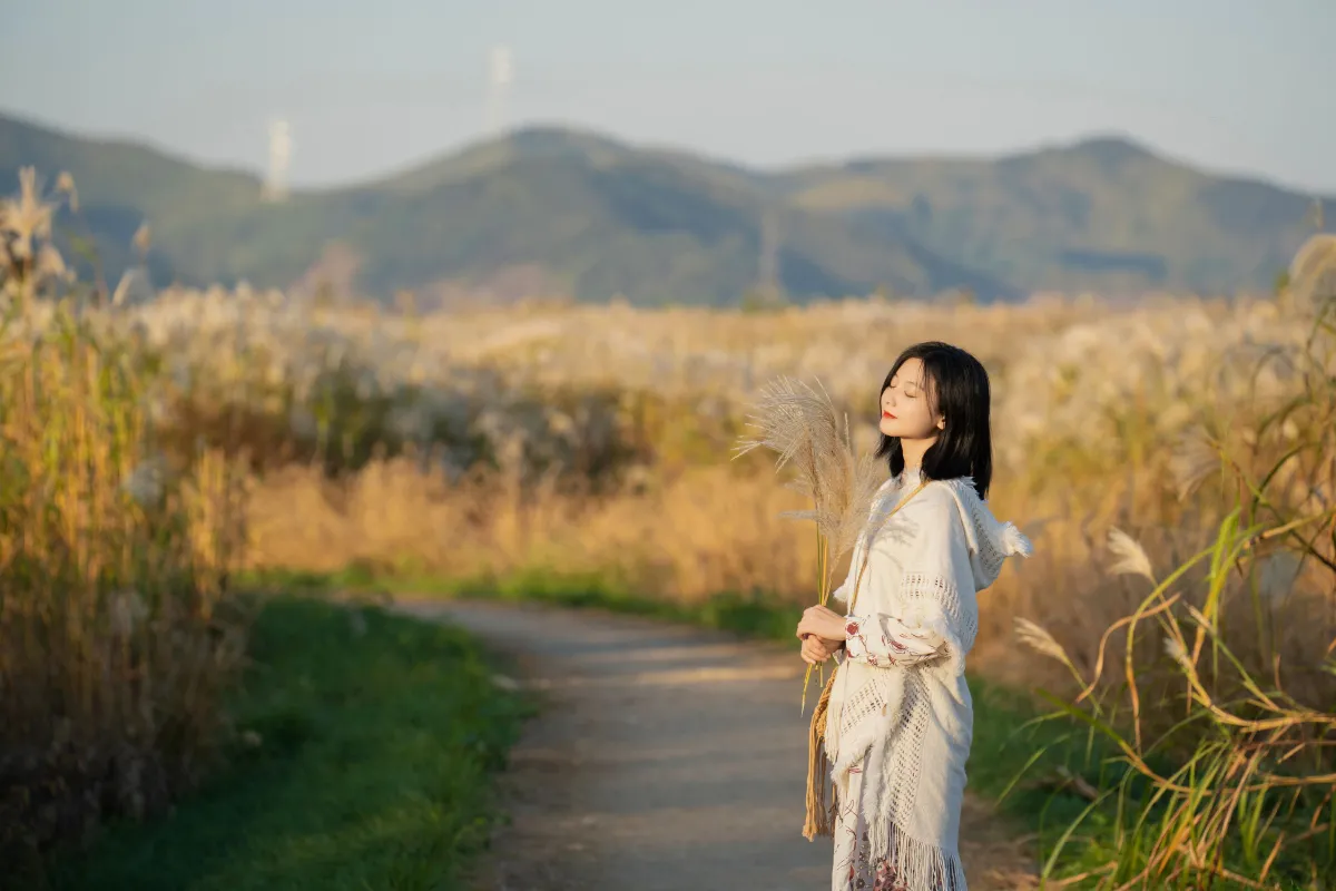 西夏_高高《芦苇荡中的秋意》美图作品图片4