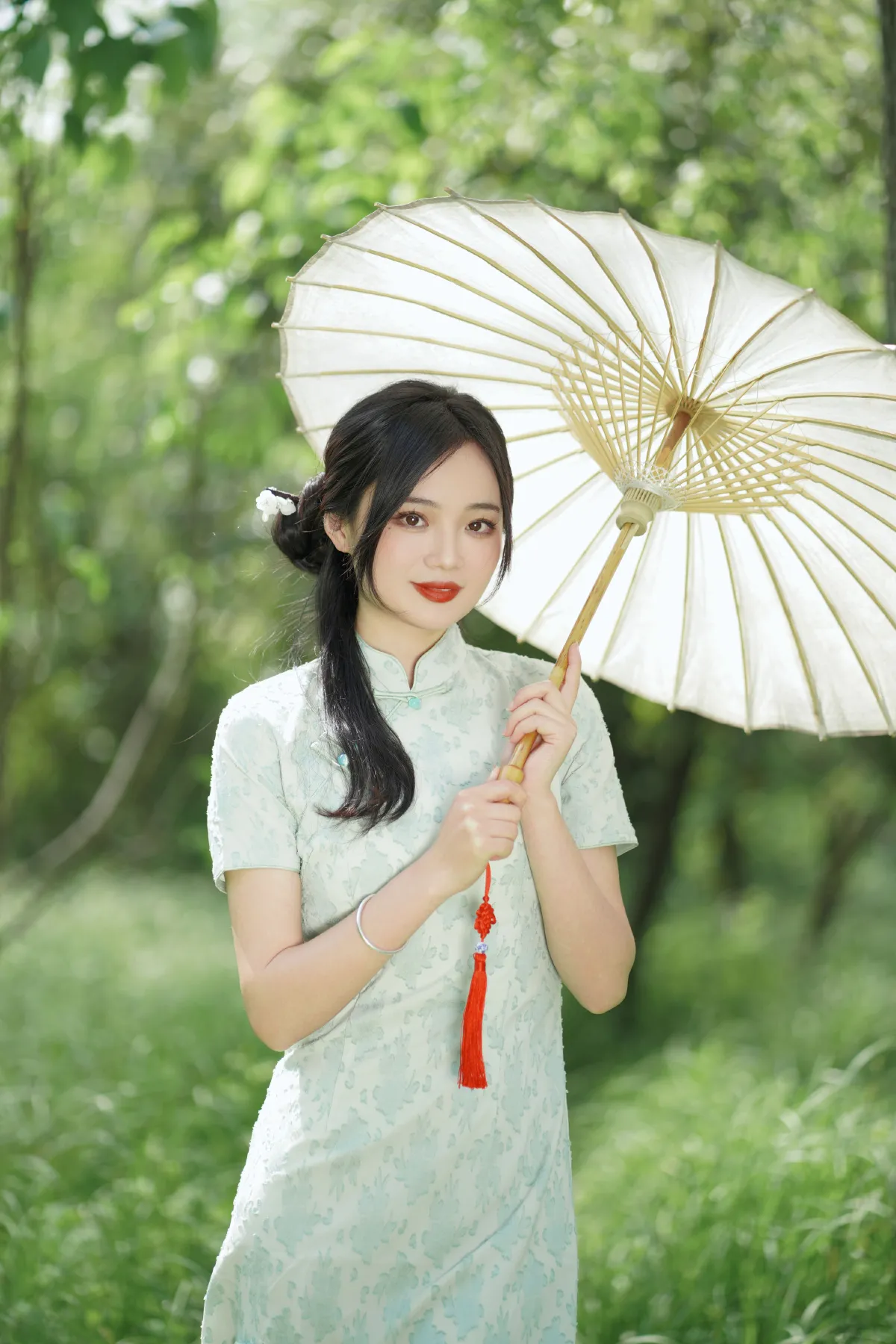 盛夏中的一抹天青色1