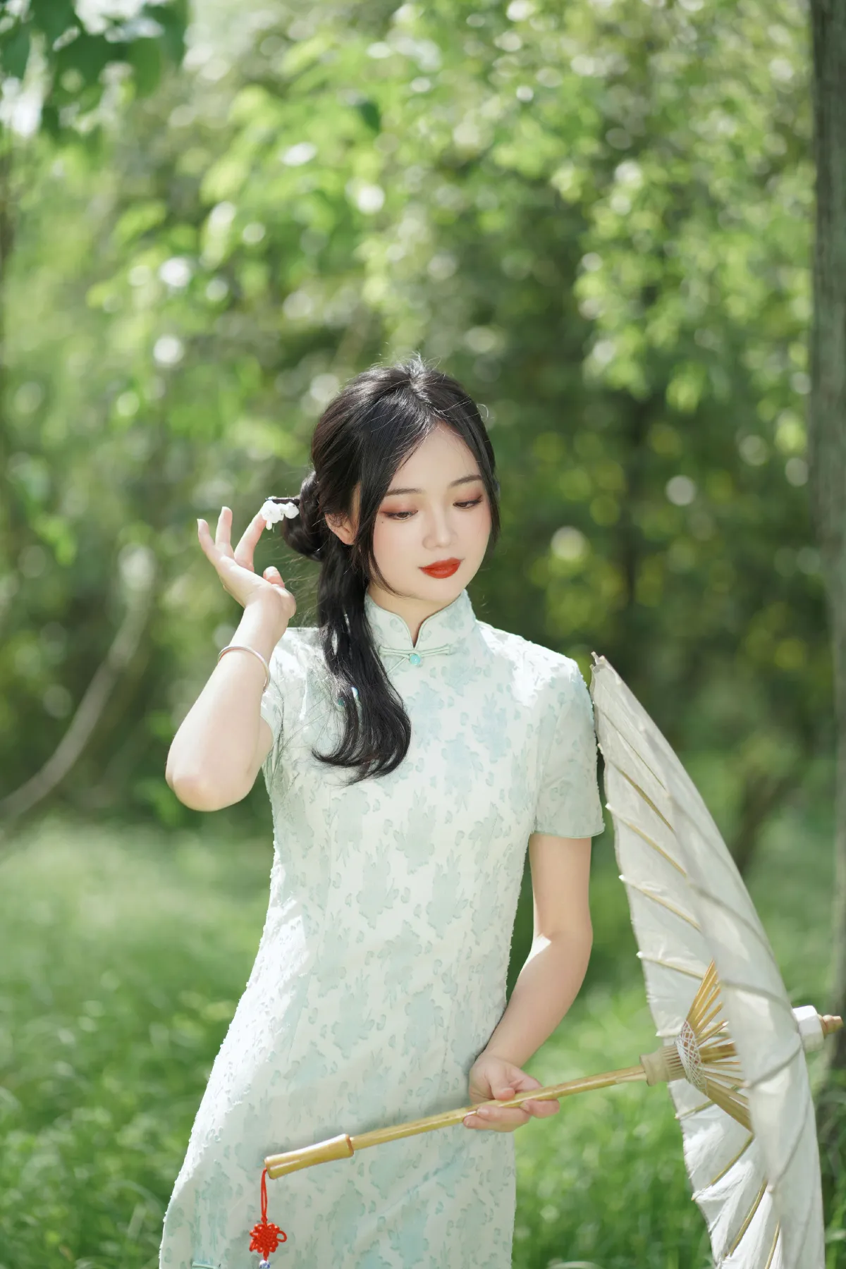 盛夏中的一抹天青色2