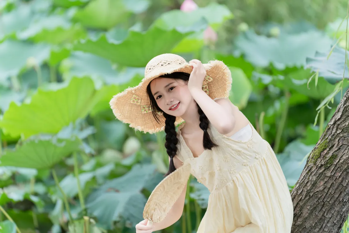 炎炎夏日 荷花少女2