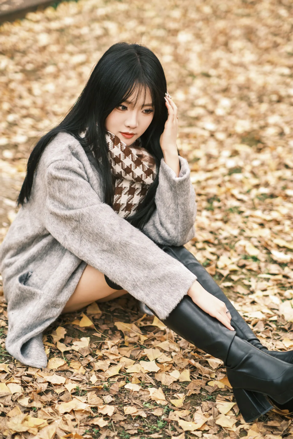 银杏人像