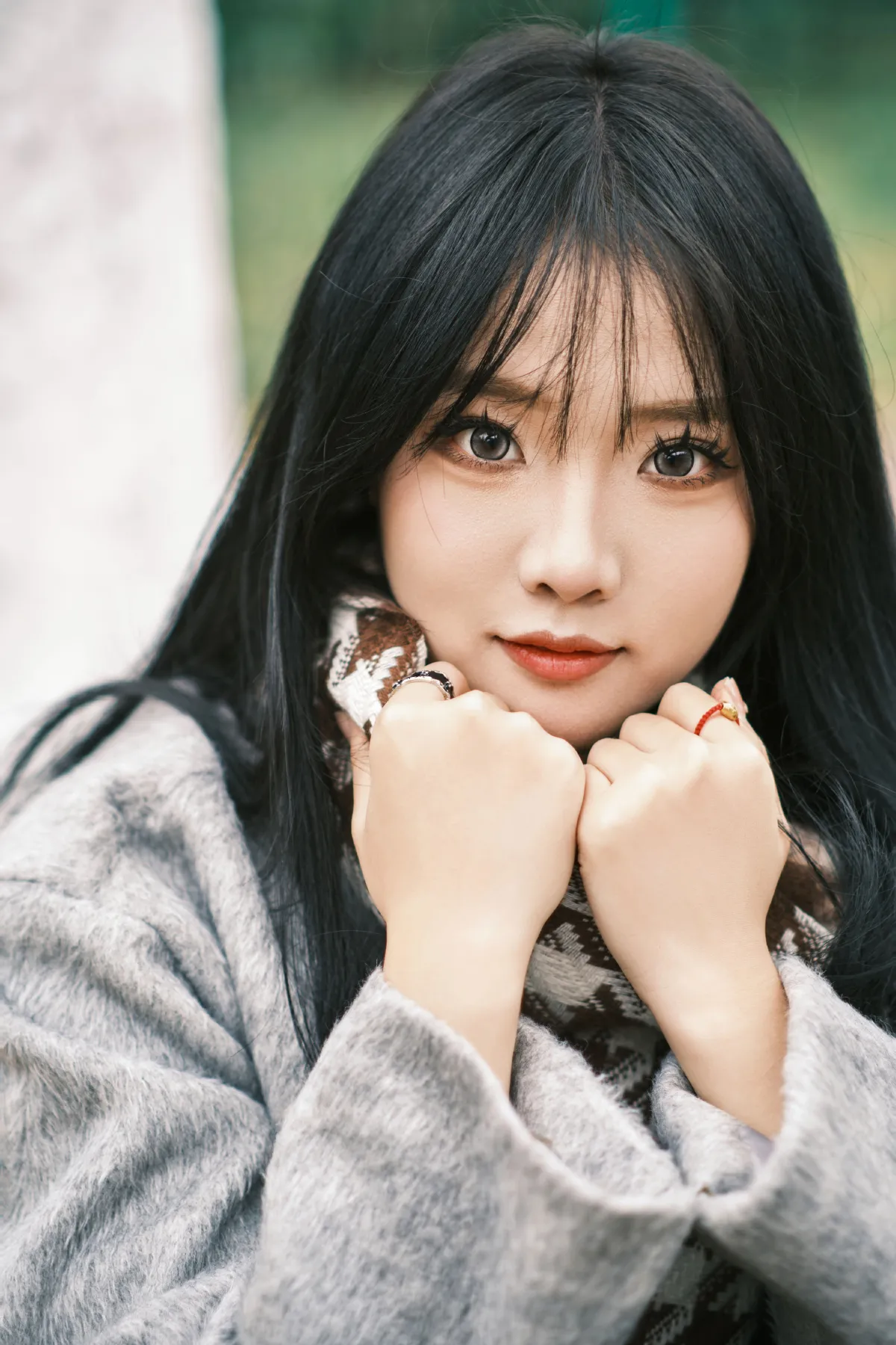 银杏人像