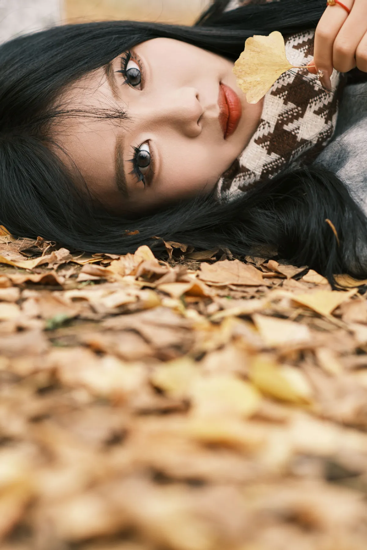 银杏人像
