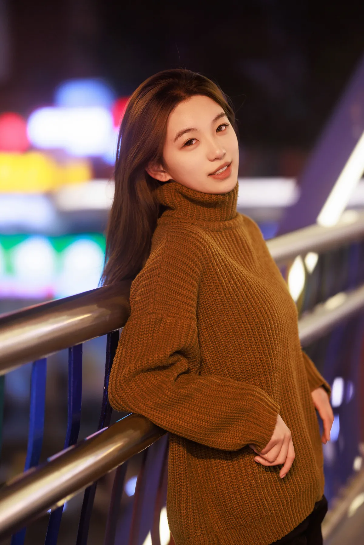 夜色路灯拍照