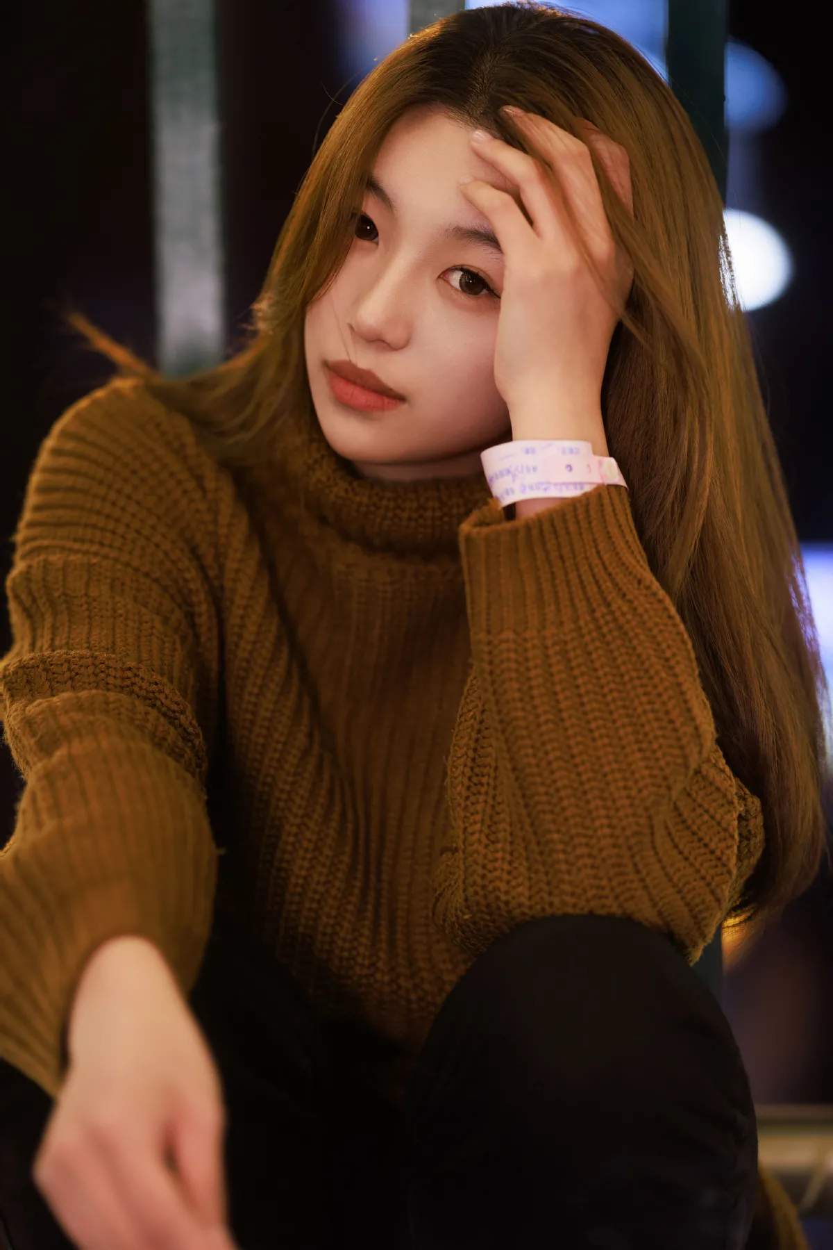 夜色路灯拍照