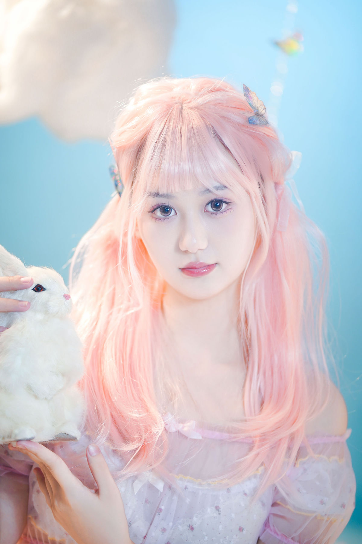 阿南_小葵《粉色头发的少女》美图作品图片4
