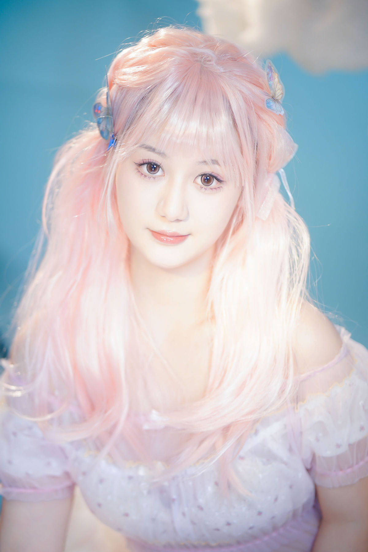 阿南_小葵《粉色头发的少女》美图作品图片5