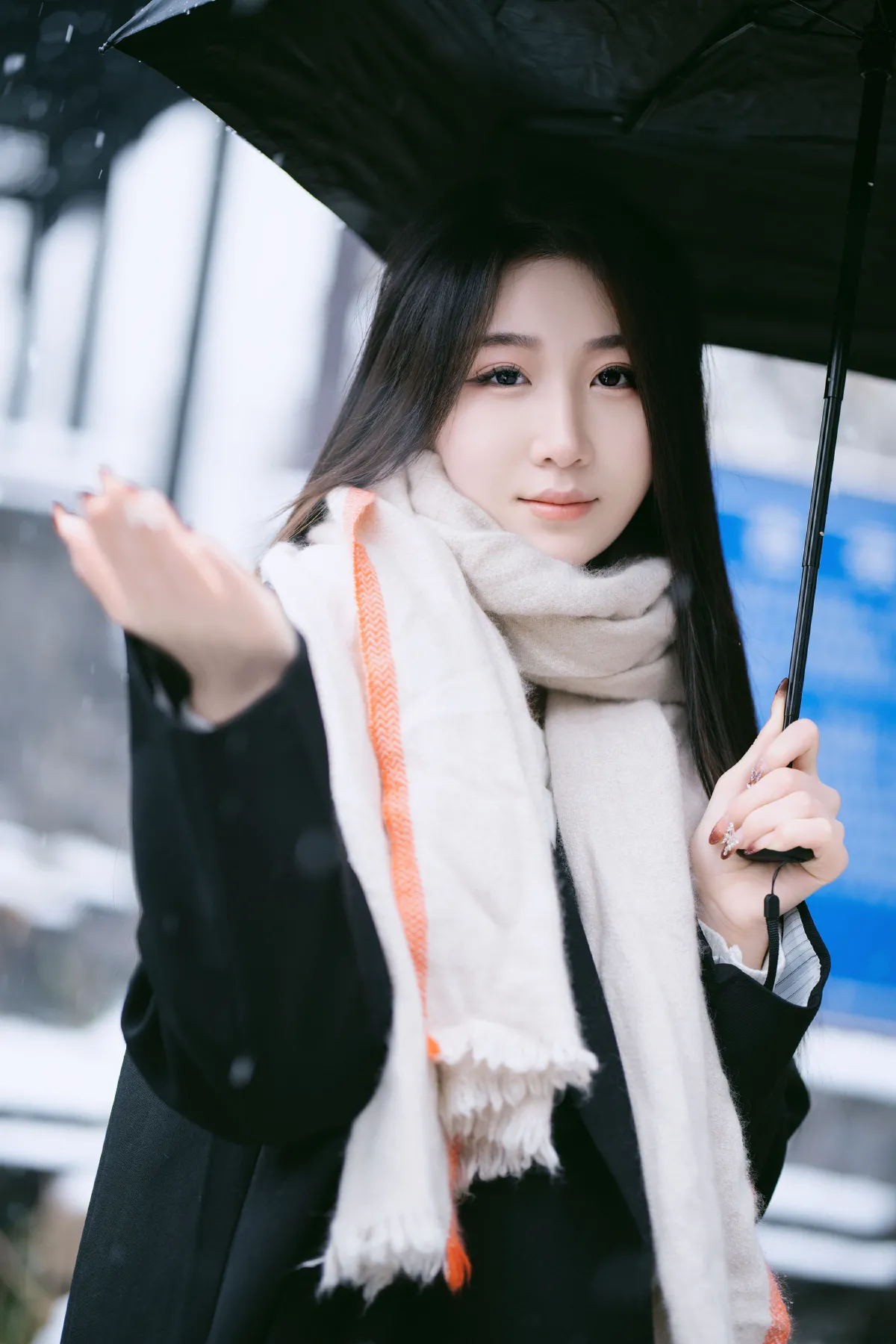 雪中独舞的花1