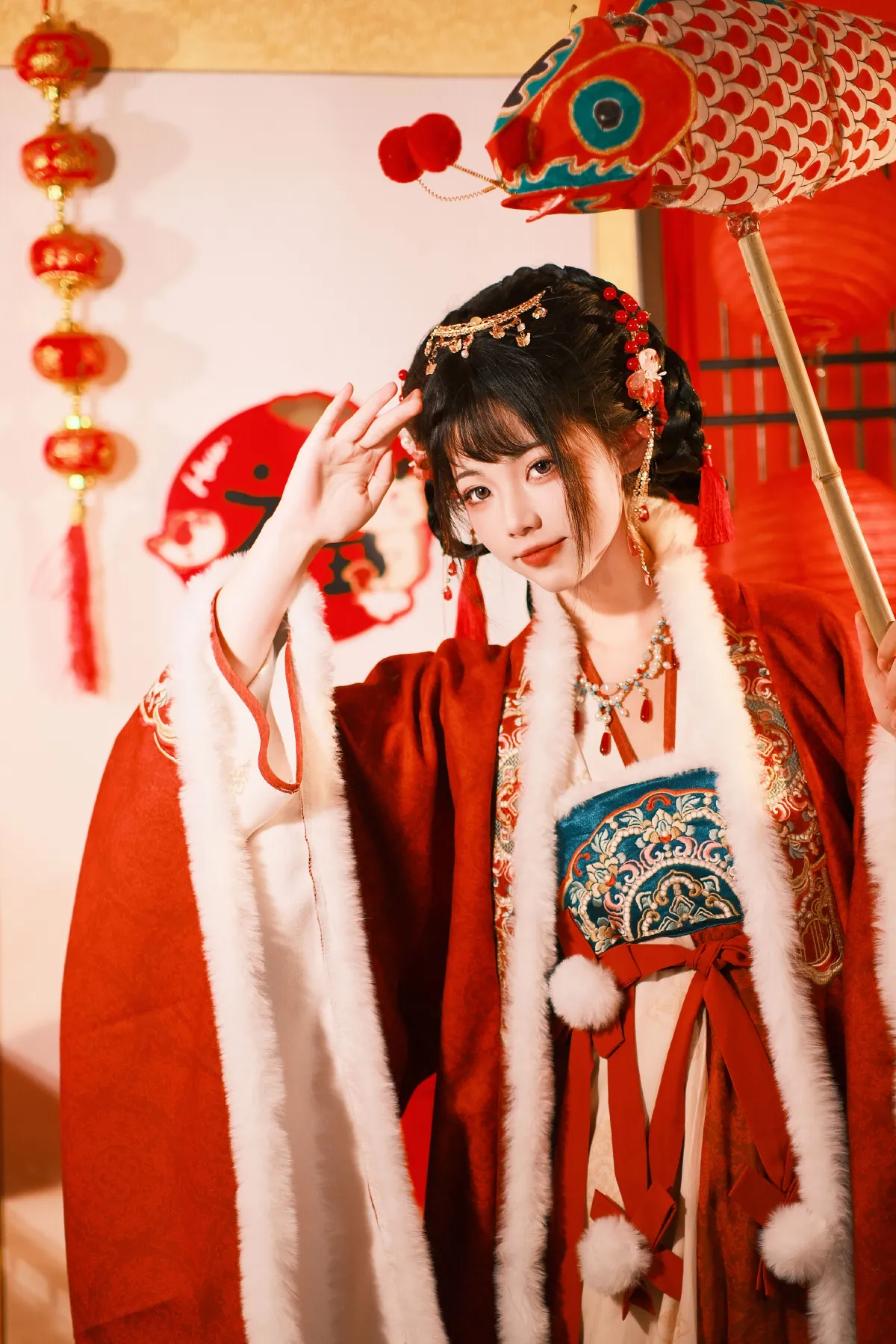 送福少女