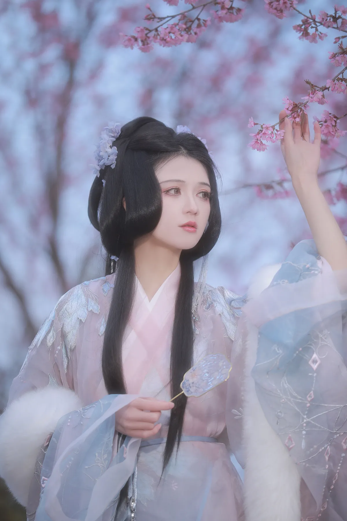 阿录-_吾岁岁《幸得识卿桃花面》美图作品图片5