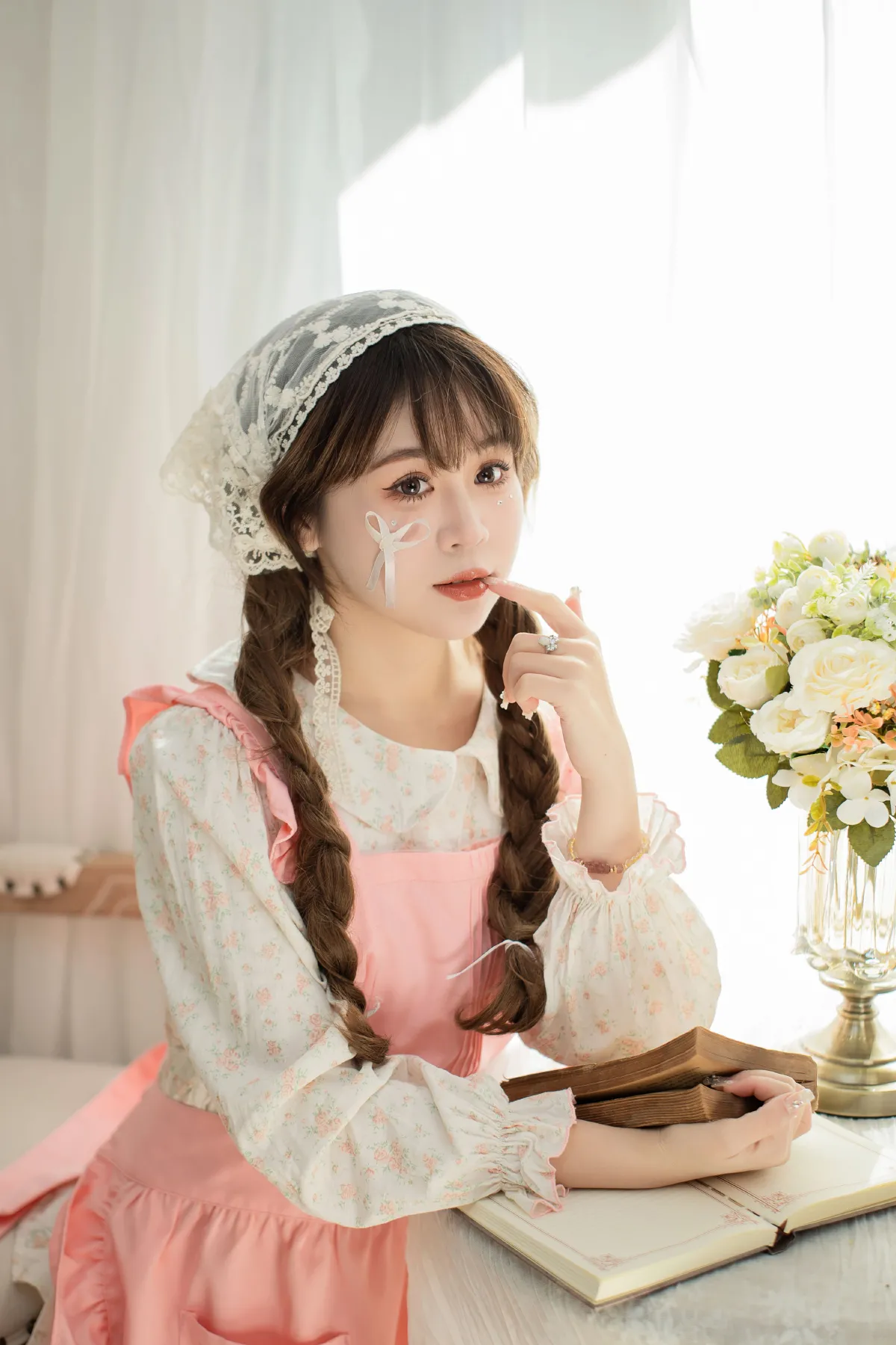 粉色少女1