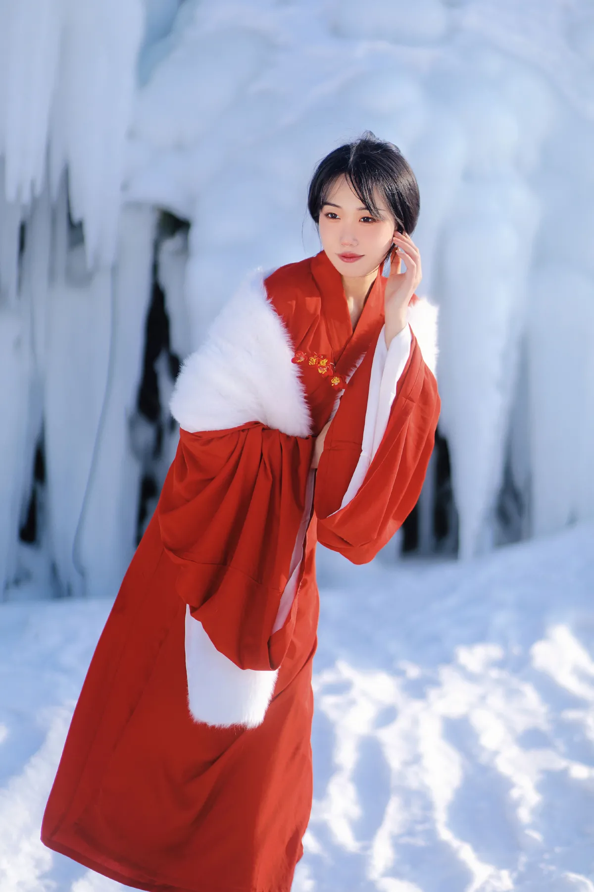 红梅白雪知