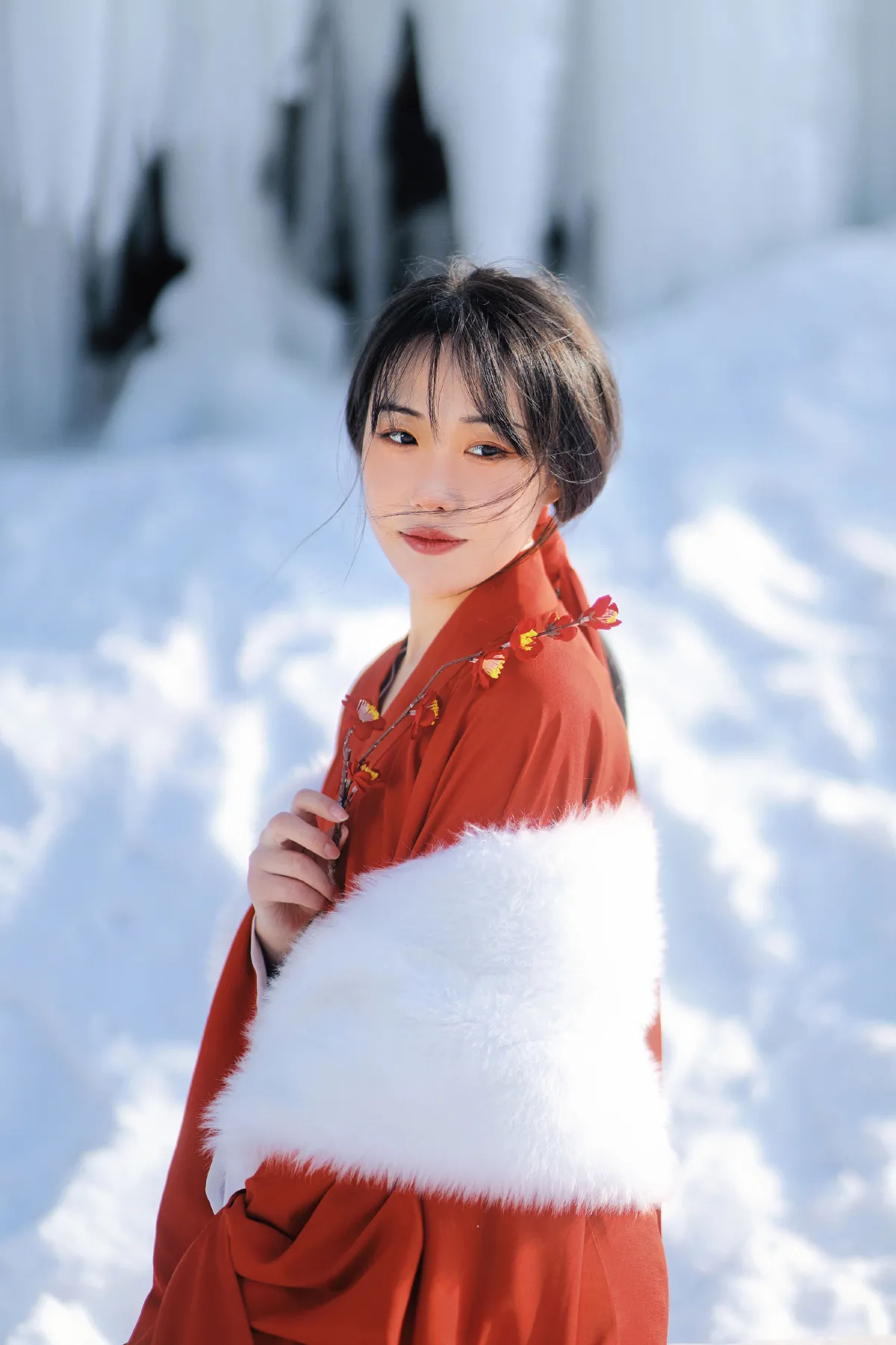 红梅白雪知