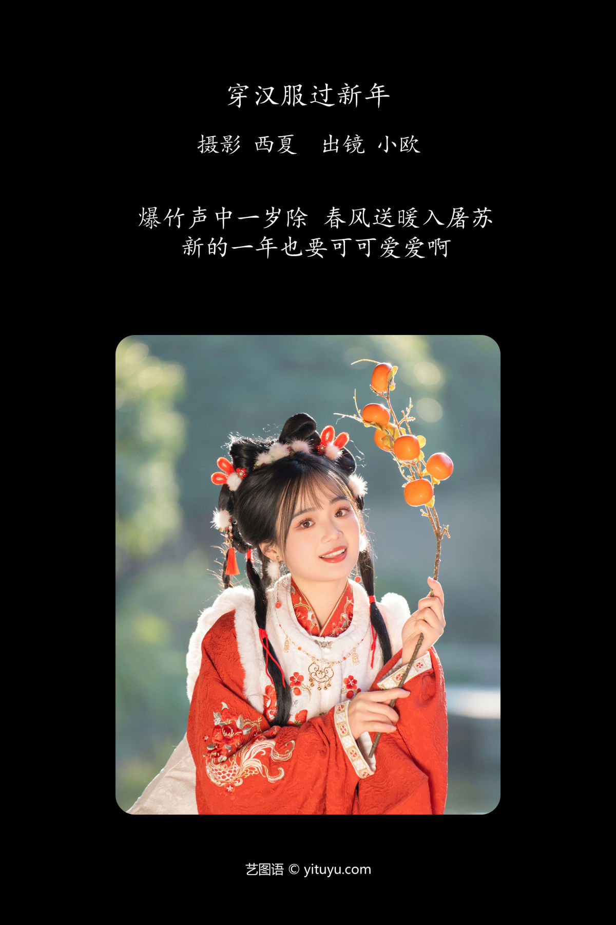 西夏_小欧O《穿汉服过新年》美图作品图片2