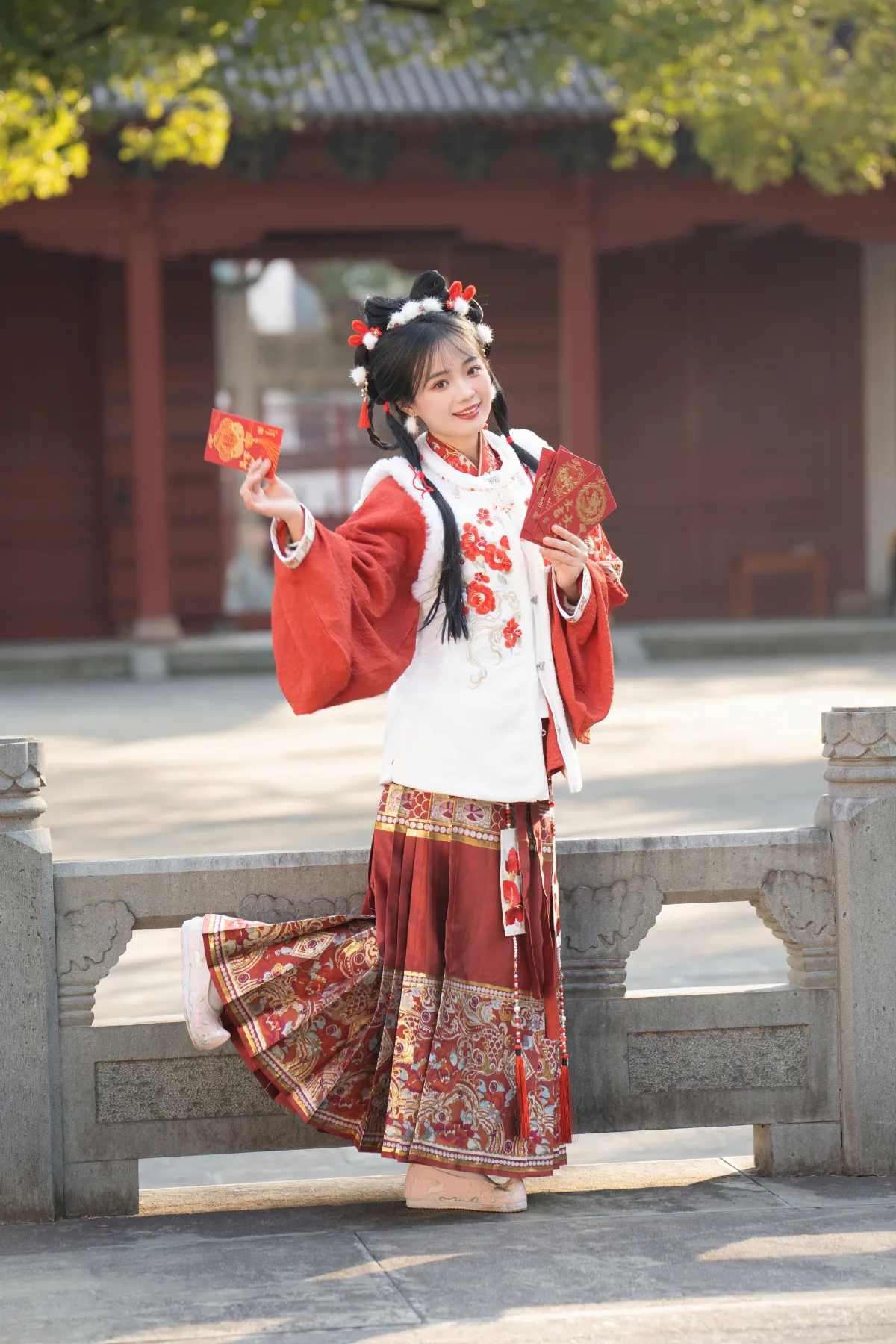 穿汉服过新年2