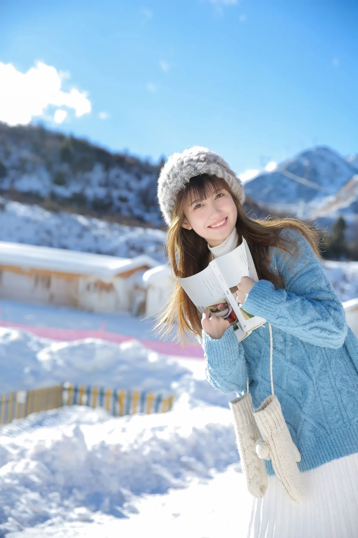 雪地里的初恋蓝