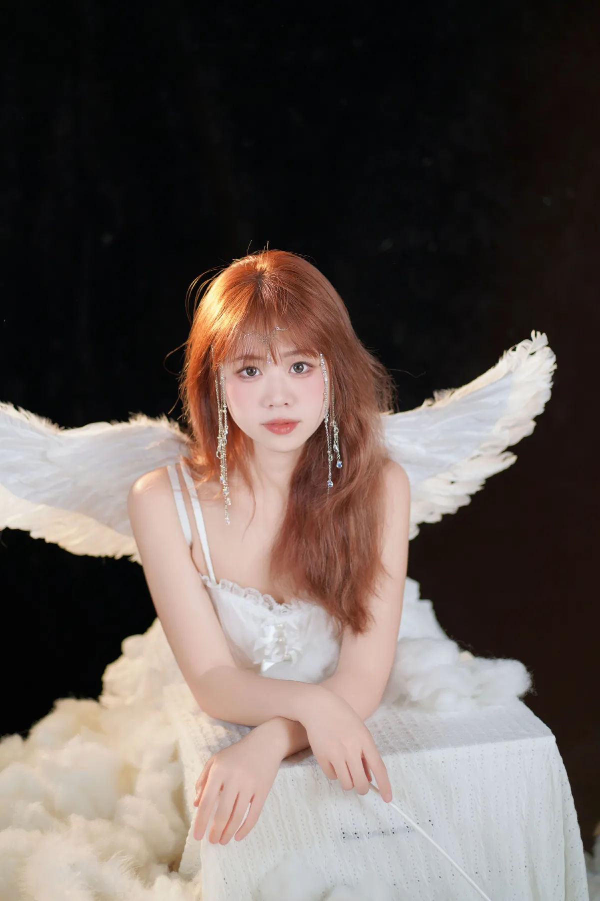 西夏_泡芙小方《纯白天使》美图作品图片1