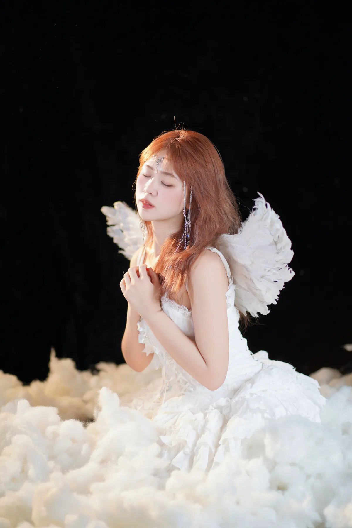 西夏_泡芙小方《纯白天使》美图作品图片2