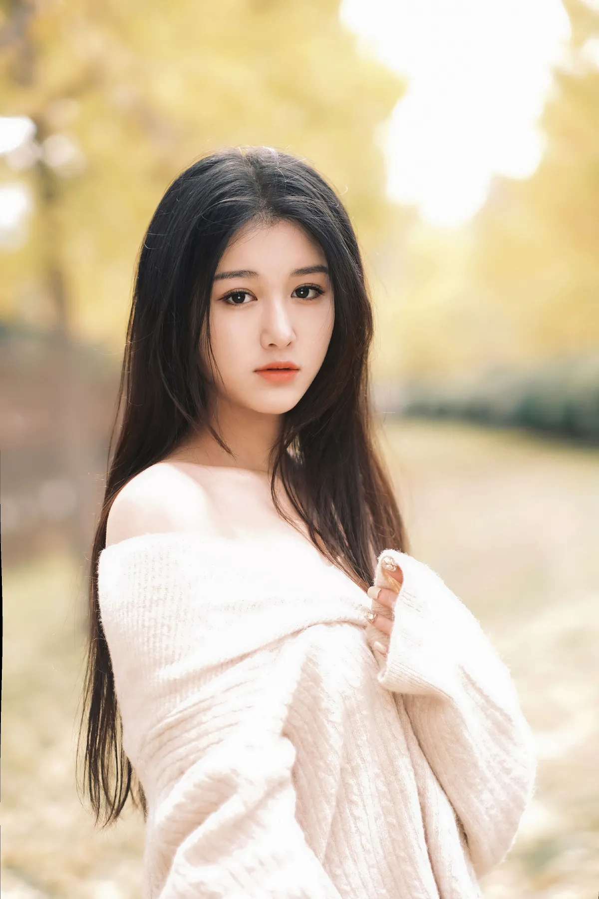 秋日银杏下的少女情怀2