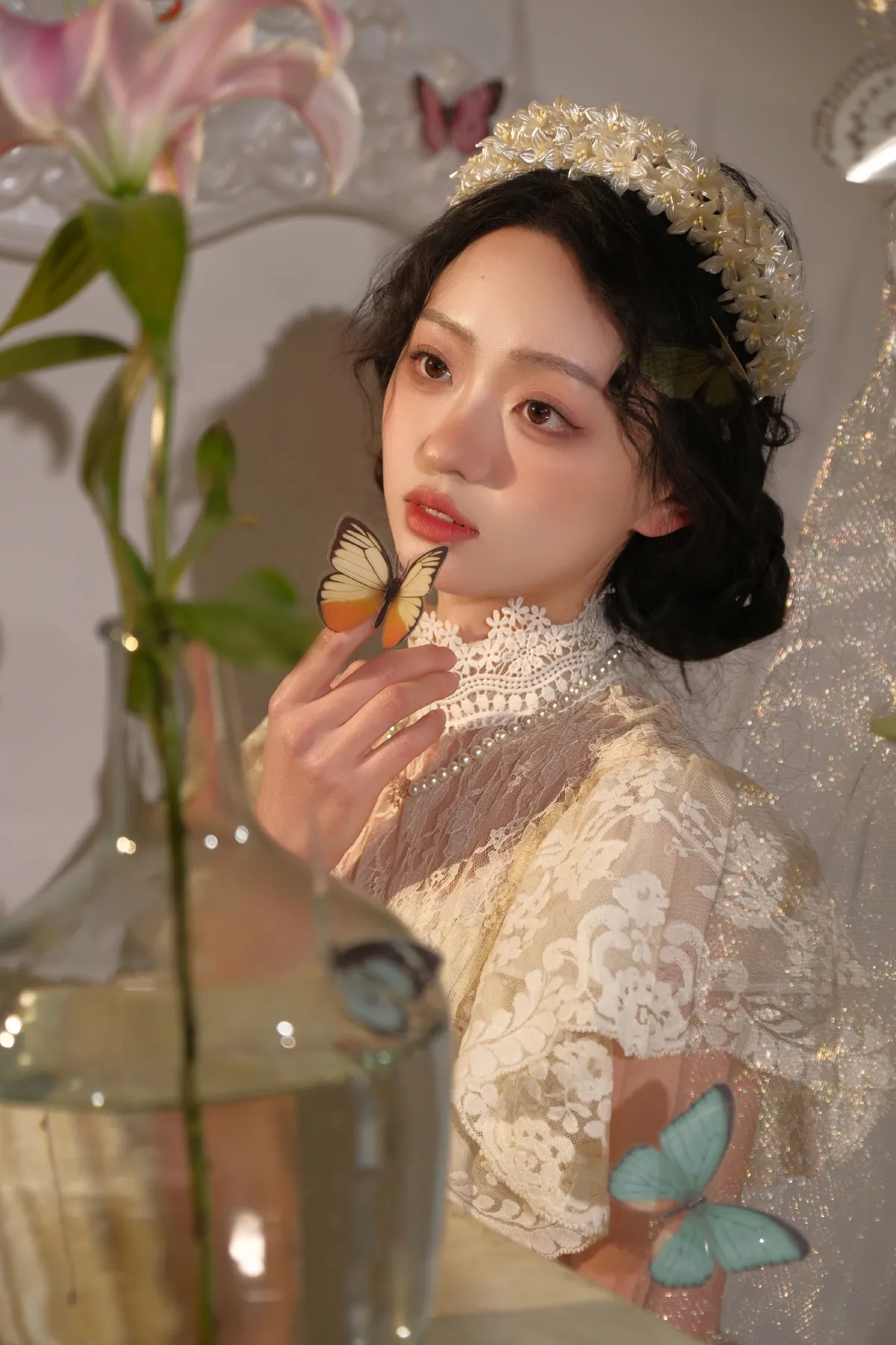 猫八木_小羊爱干饭《蝴蝶梦》美图作品图片3