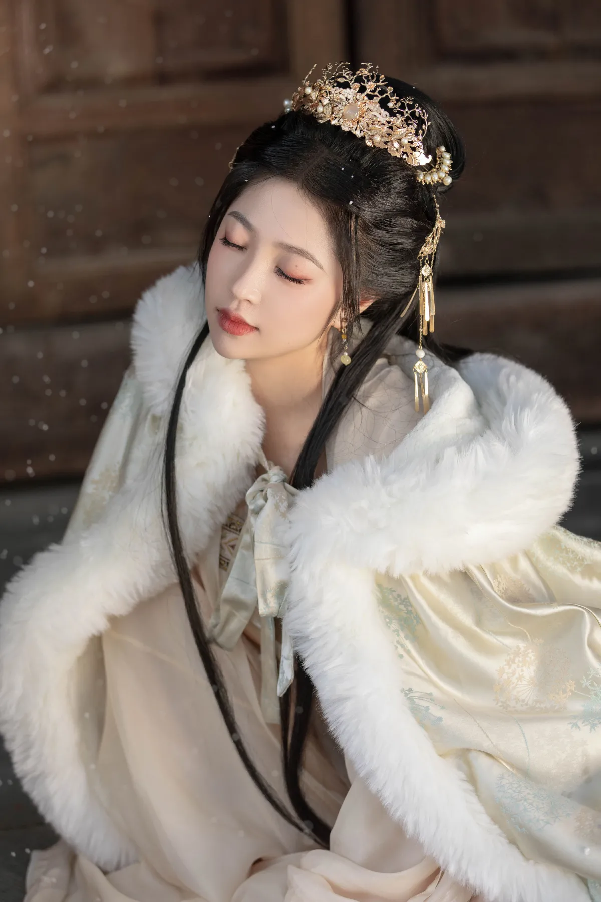 秋哒哒--_诗诗呀《落雪》美图作品图片4